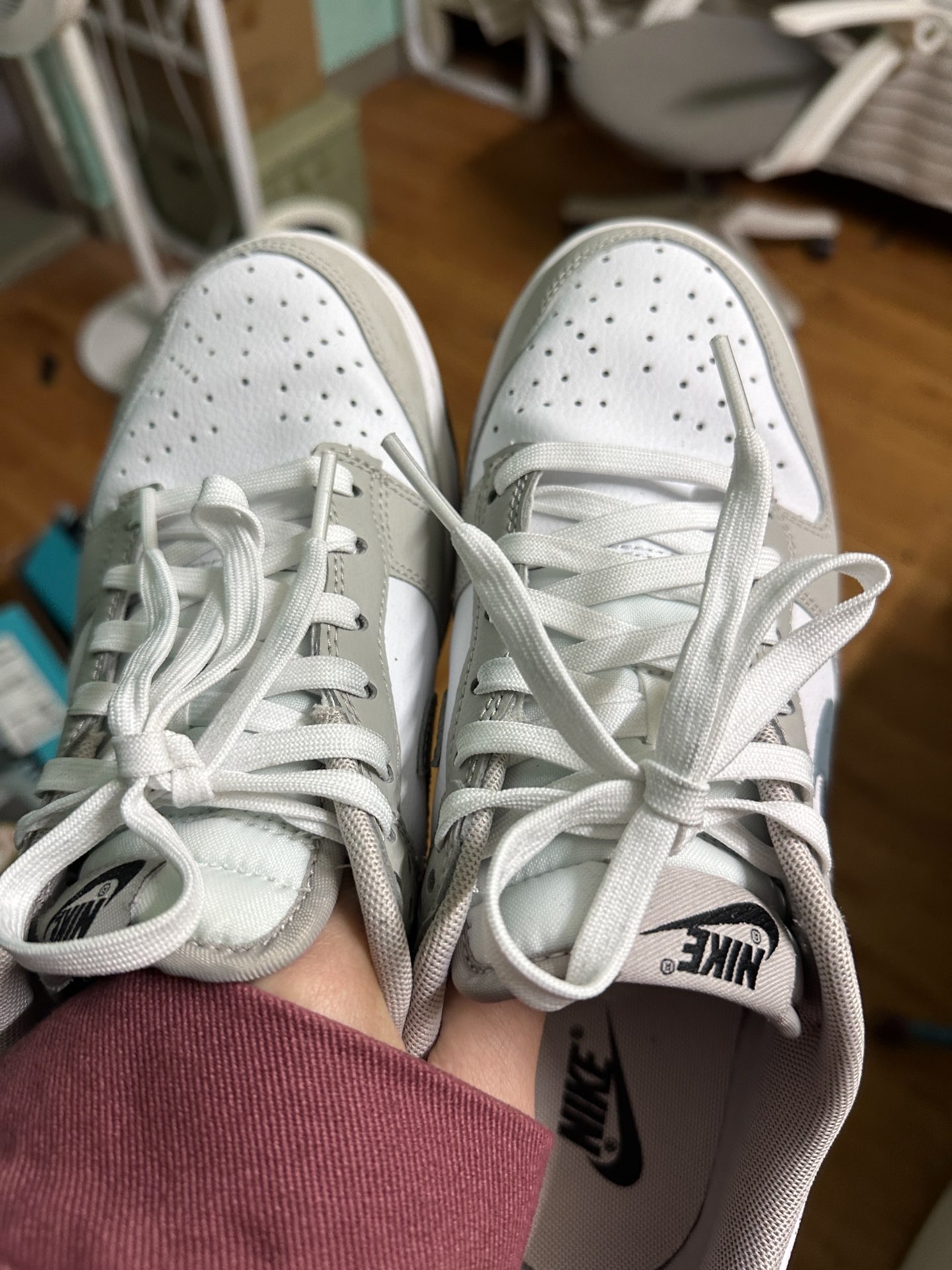 custom review-Nike Dunk Low Топ Скейтборд Кроссовки Мужские Белые