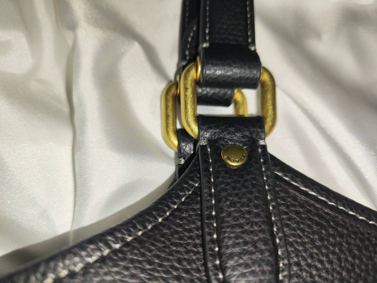 custom review-COACH Day Кожа Комбинированная Сумка Тоут Сумка Сумка для покупок Сумка на плечо Большая Женская Черная