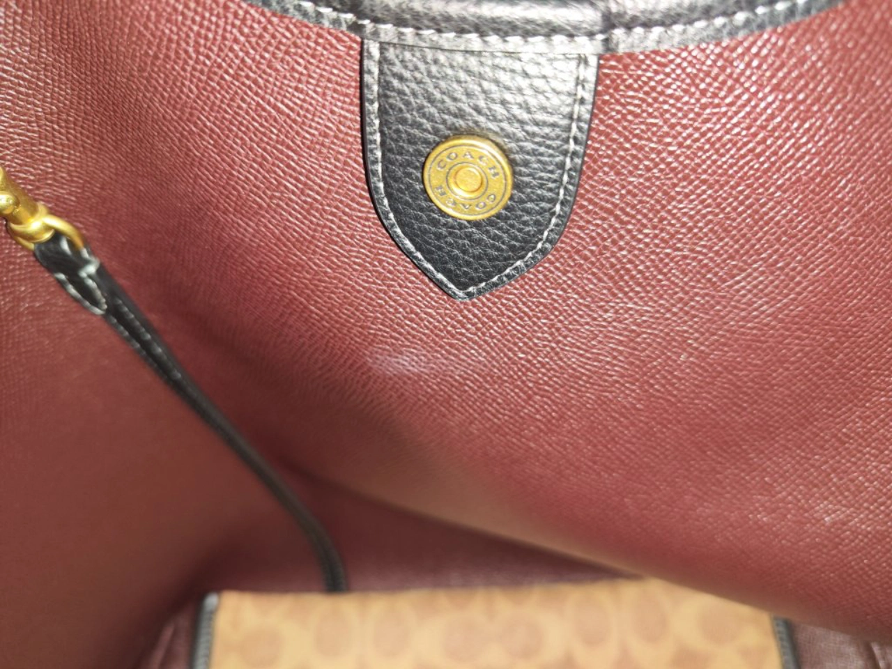 custom review-COACH Day Кожа Комбинированная Сумка Тоут Сумка Сумка для покупок Сумка на плечо Большая Женская Черная