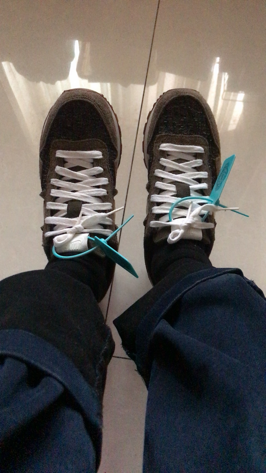 custom review-Nike Air Pegasus 83 Устойчивый к истиранию Низкий Топ Повседневные Беговые кроссовки Унисекс Зеленый