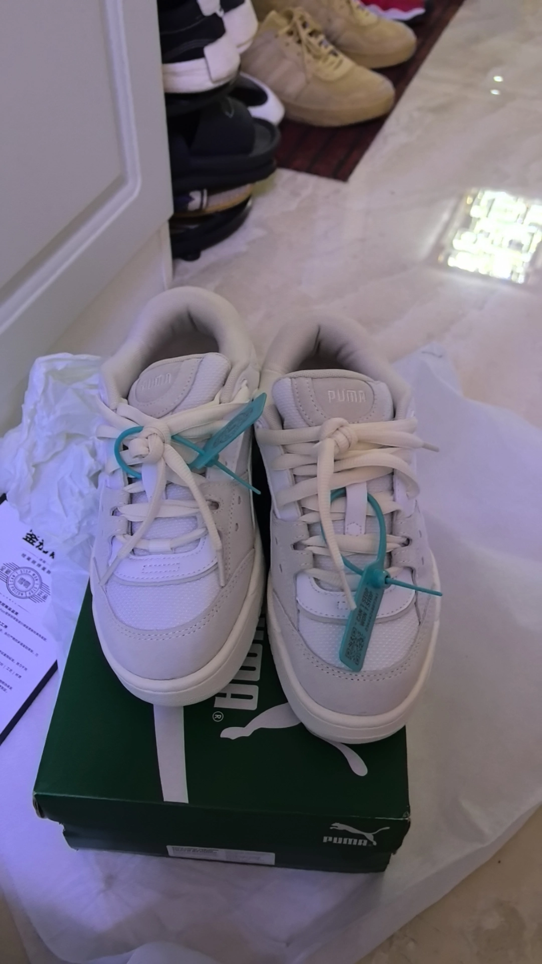 custom review-PUMA 180 Low Топ Скейтборд Кроссовки Унисекс Белый Серый