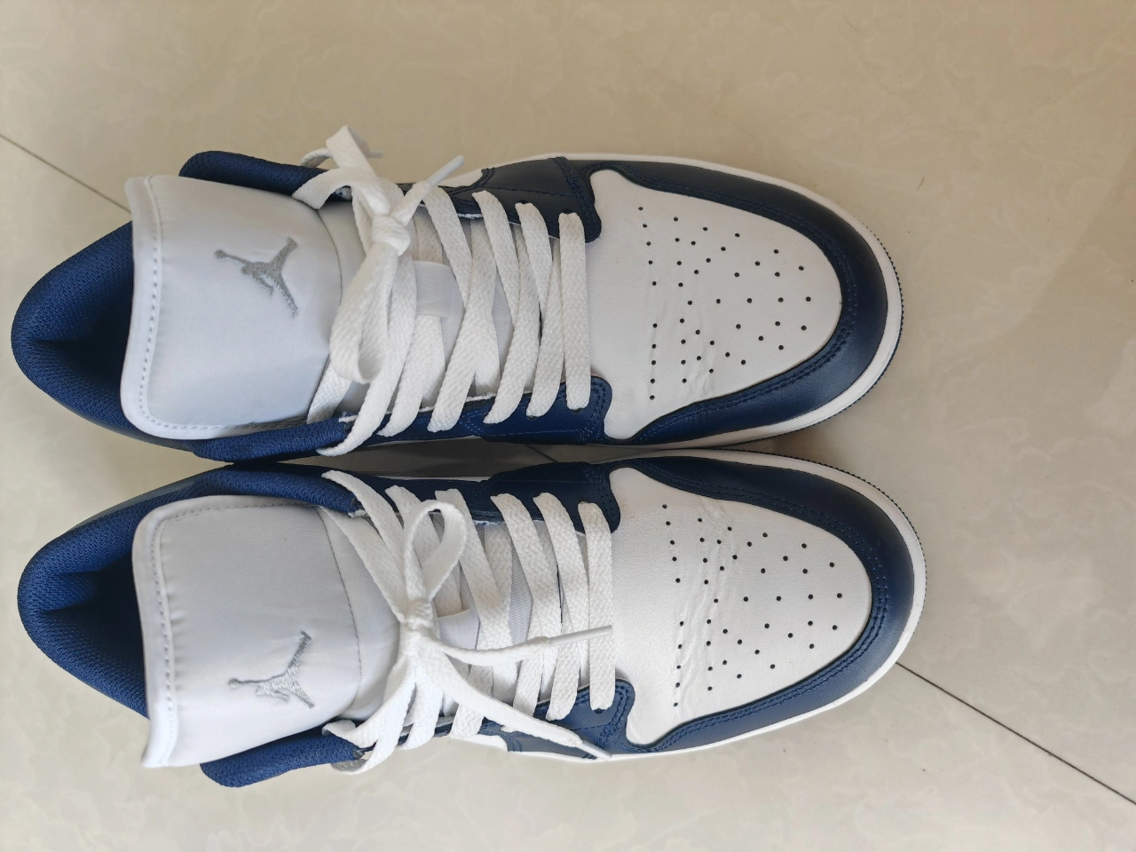 custom review-Jordan 1 Low Wolf Grey Midnight Navy
