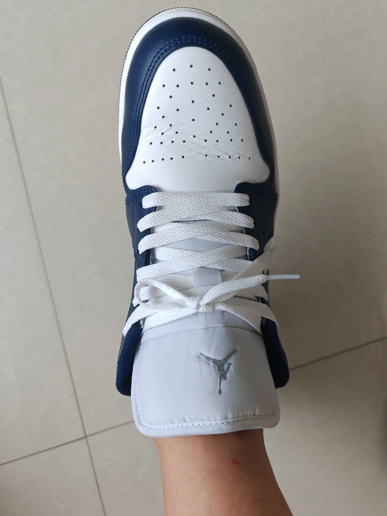 custom review-Jordan 1 Low Wolf Grey Midnight Navy