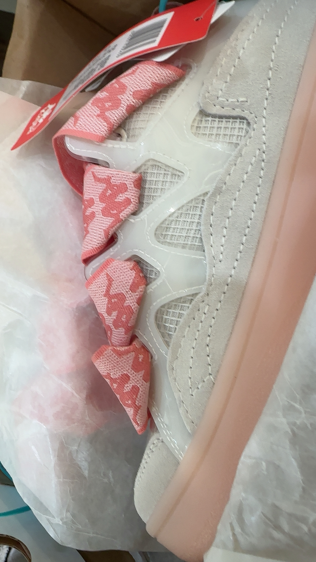 custom review-KAPPA Fatty Покрытие Низкие Кроссовки для Скейтбординга Женские Светло-Розовые