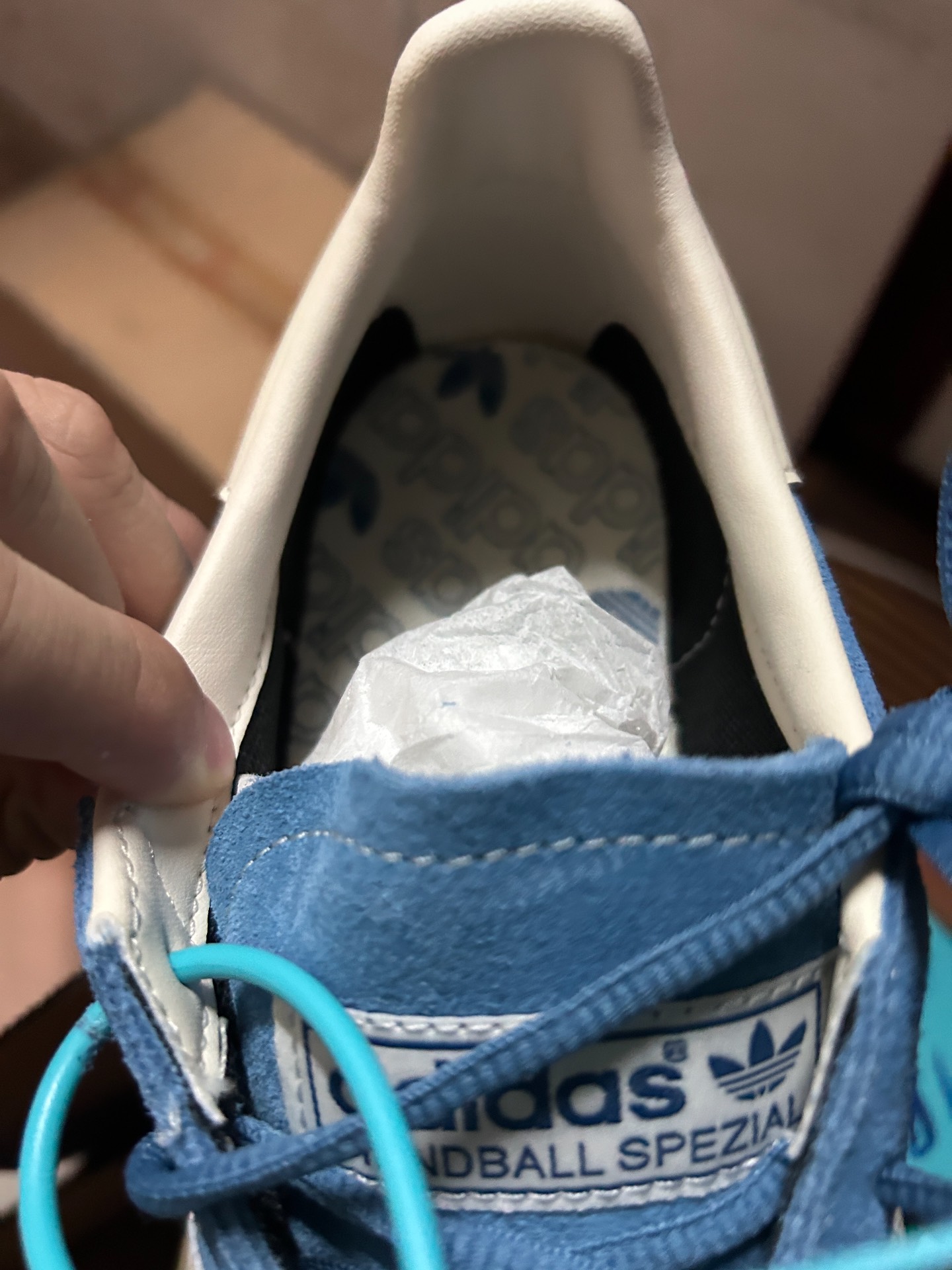 custom review-Adidas Handball Spezial 'Core Blue Gum'