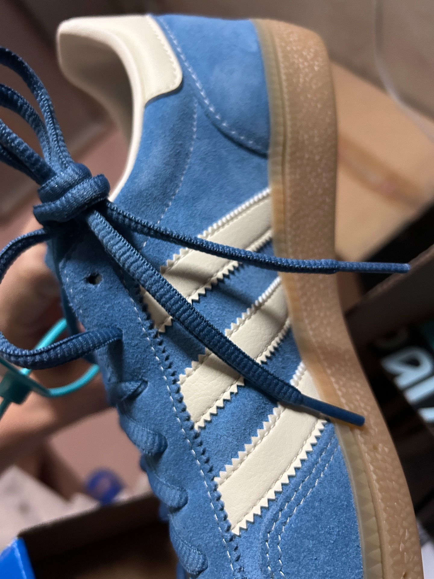 custom review-Adidas Handball Spezial 'Core Blue Gum'
