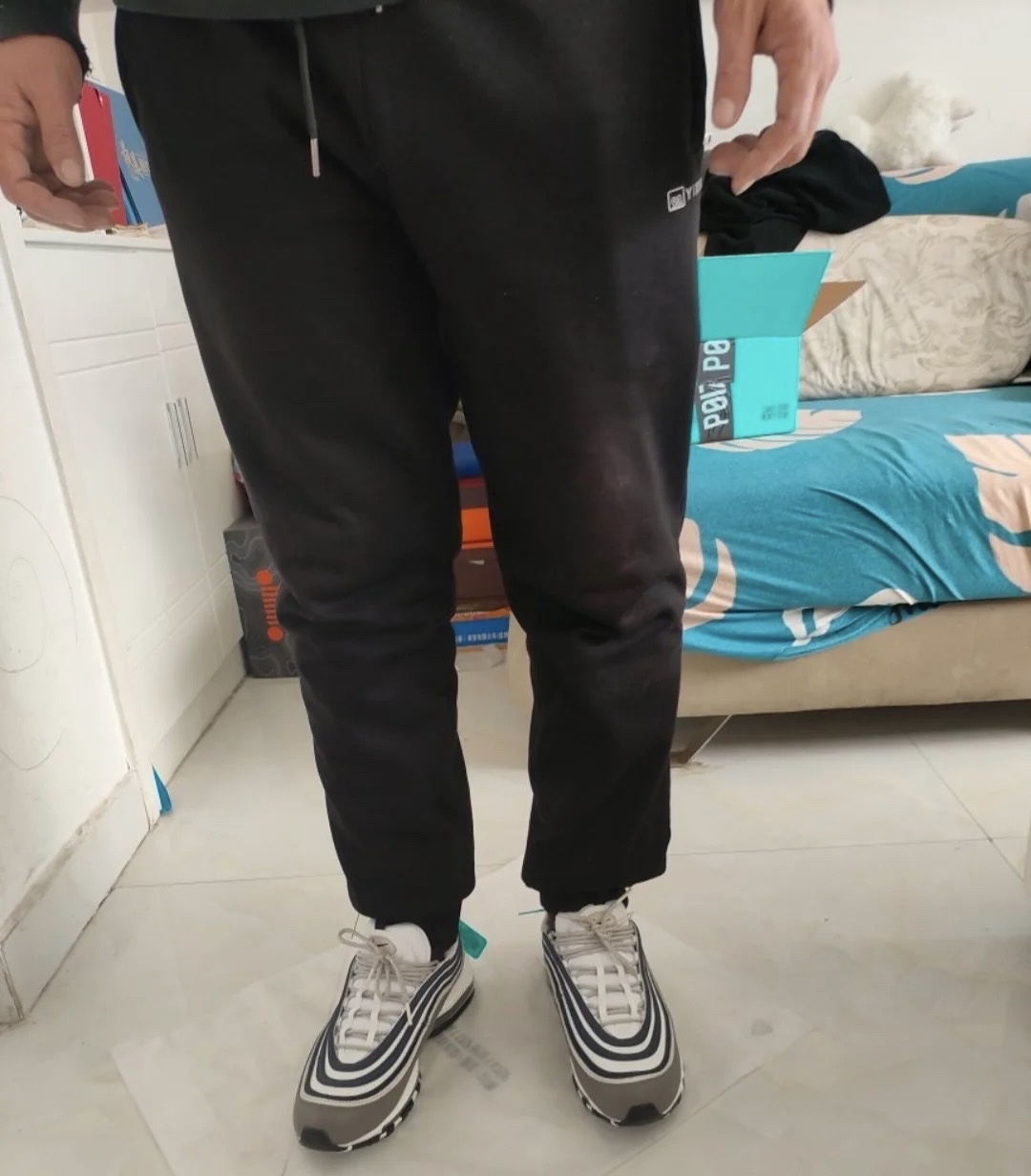 custom review-Nike Air Max 97 'Georgetown' Устойчивый к истиранию Низкий Топ Casual Мужской Синий Серый