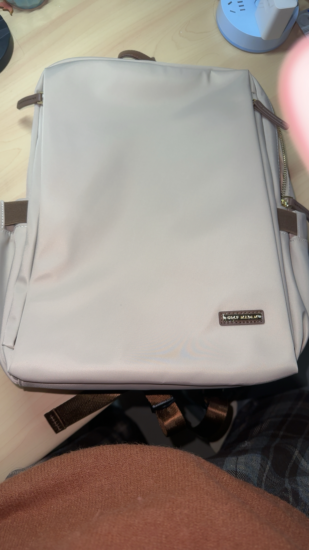 custom review-GOLF Ткань Путешественный Рюкзак 15,6 дюймов Ноутбук Сумка Студенческий Рюкзак Большой Женский Многоцветный