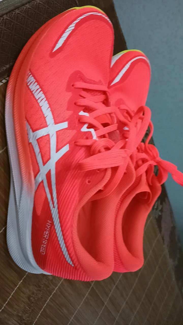 custom review-ASICS Hyper Speed 3 Комфортные Круглый Палец Низкие Кроссовки для Бега Женские Красные