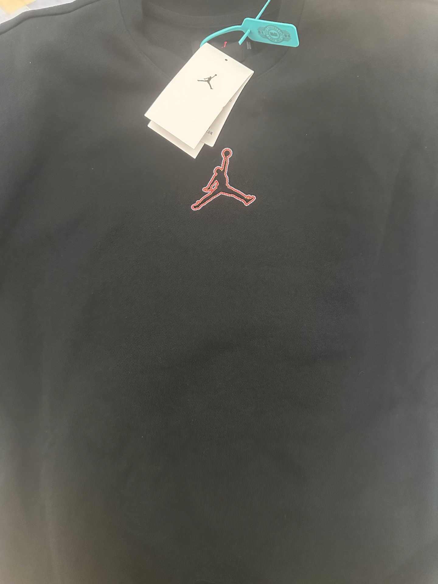 custom review-Джордан Fearless Черный Мужской Свитшот