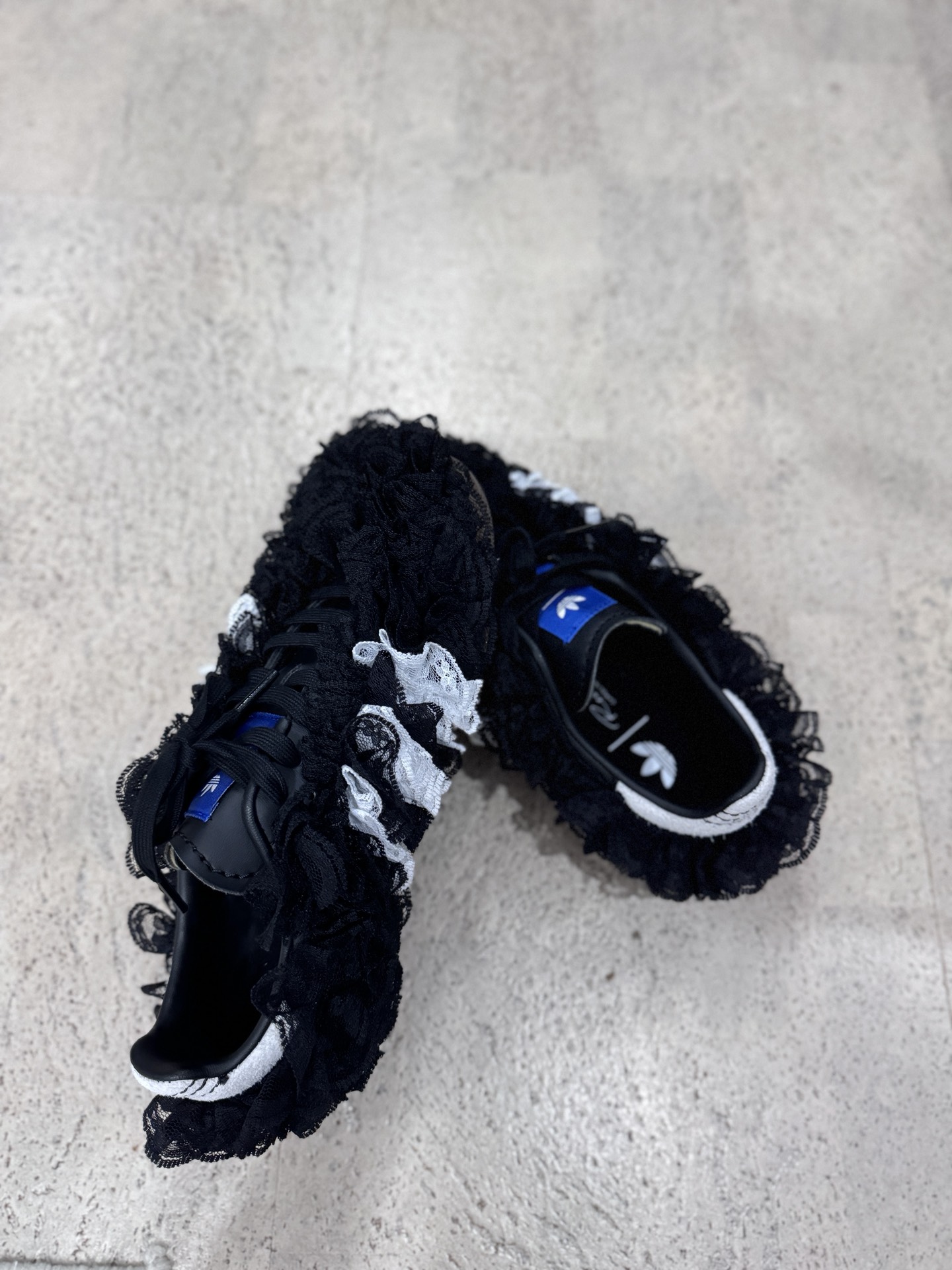 custom review-Caroline x Adidas Originals SAMBA OG Обувь Устойчивая к истиранию Низкий Топ Скейтборд Кроссовки Унисекс Черный