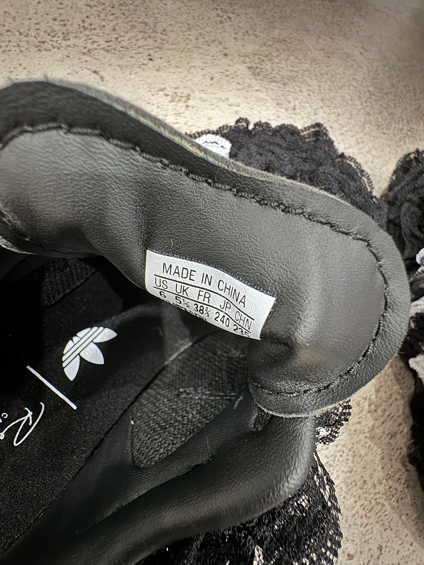 custom review-Caroline x Adidas Originals SAMBA OG Обувь Устойчивая к истиранию Низкий Топ Скейтборд Кроссовки Унисекс Черный