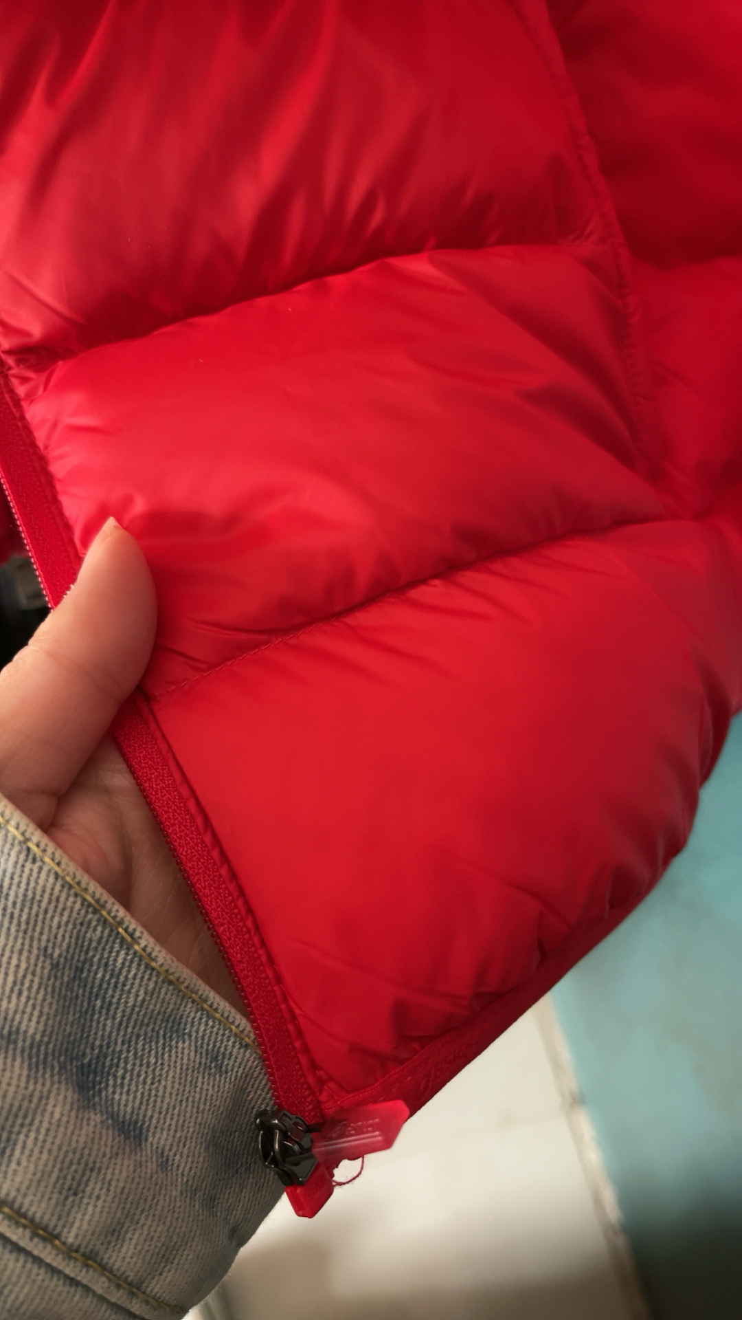 custom review-Asics Пуховик Sports Performance Красный Подростки