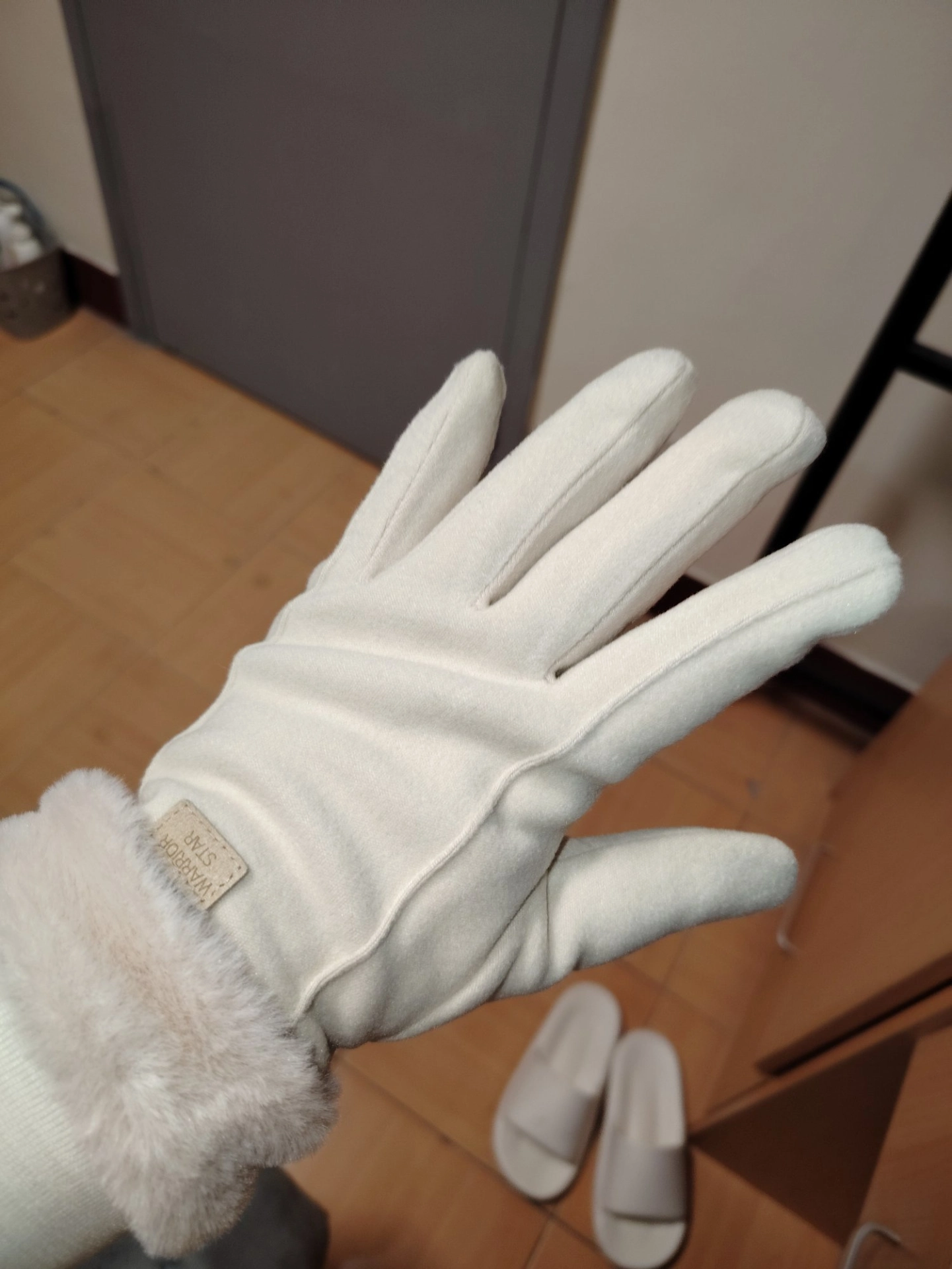 custom review-Warrior Полиэстеровые трикотажные перчатки женские