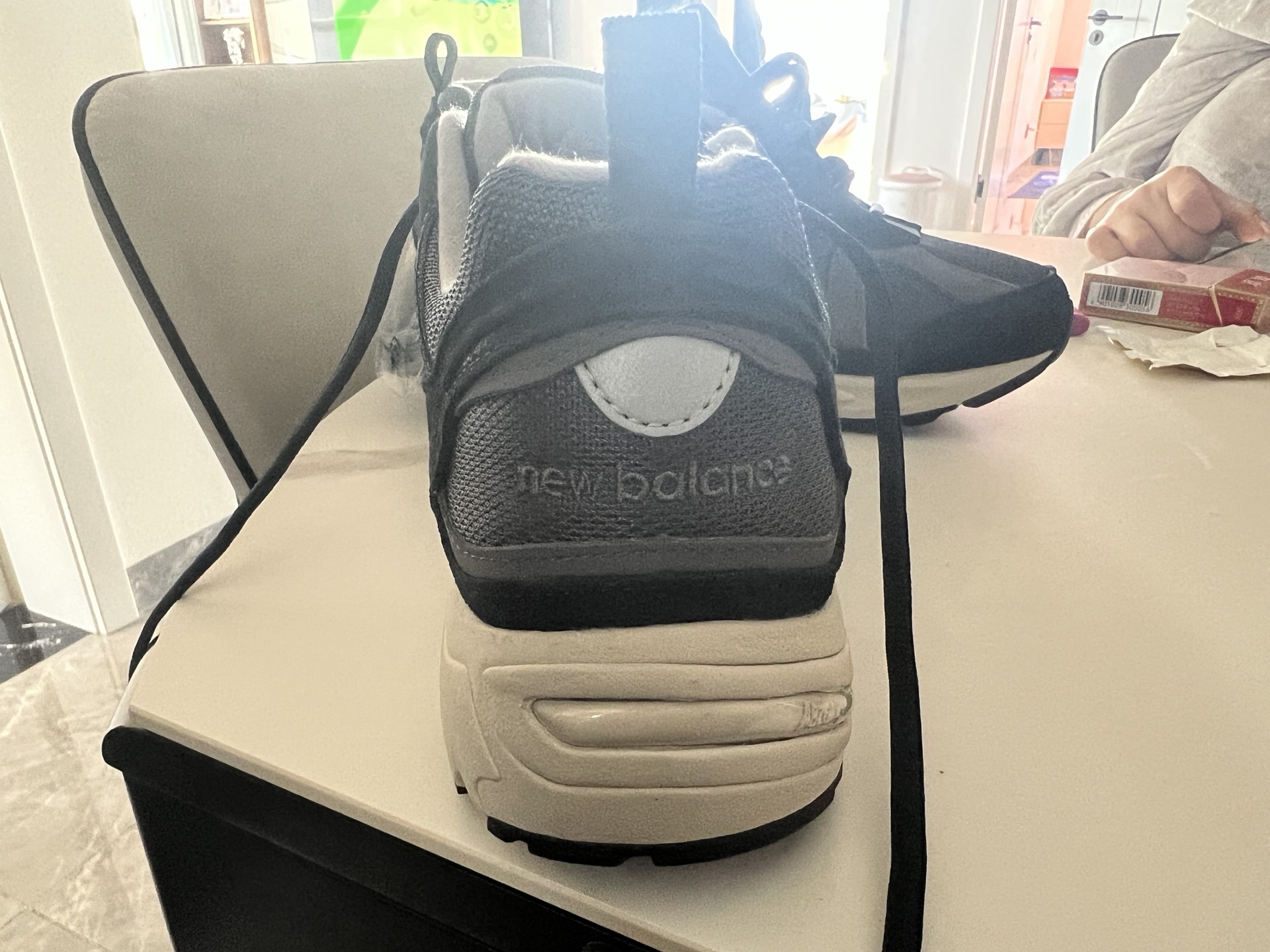 custom review-New Balance NB 878 Амортизация устойчивость к истиранию дышащий верх низкий топ повседневный унисекс синий серый