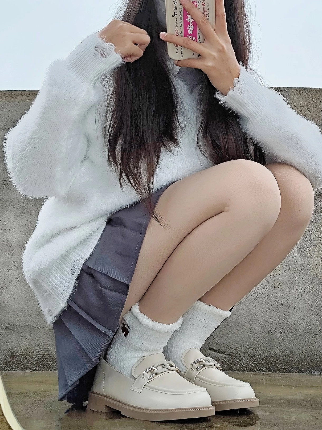 皮鞋是学院风穿搭的标配诶!