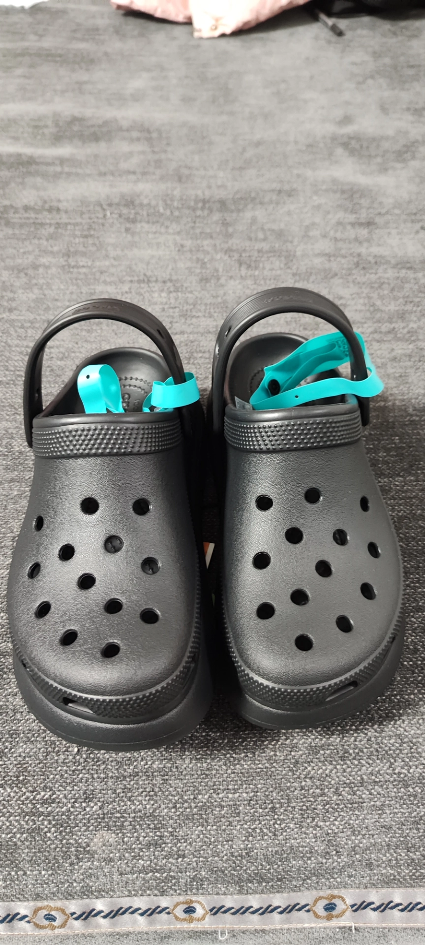 custom review-Crocs Классический Crush Clog 5,2cm Унисекс Черный
