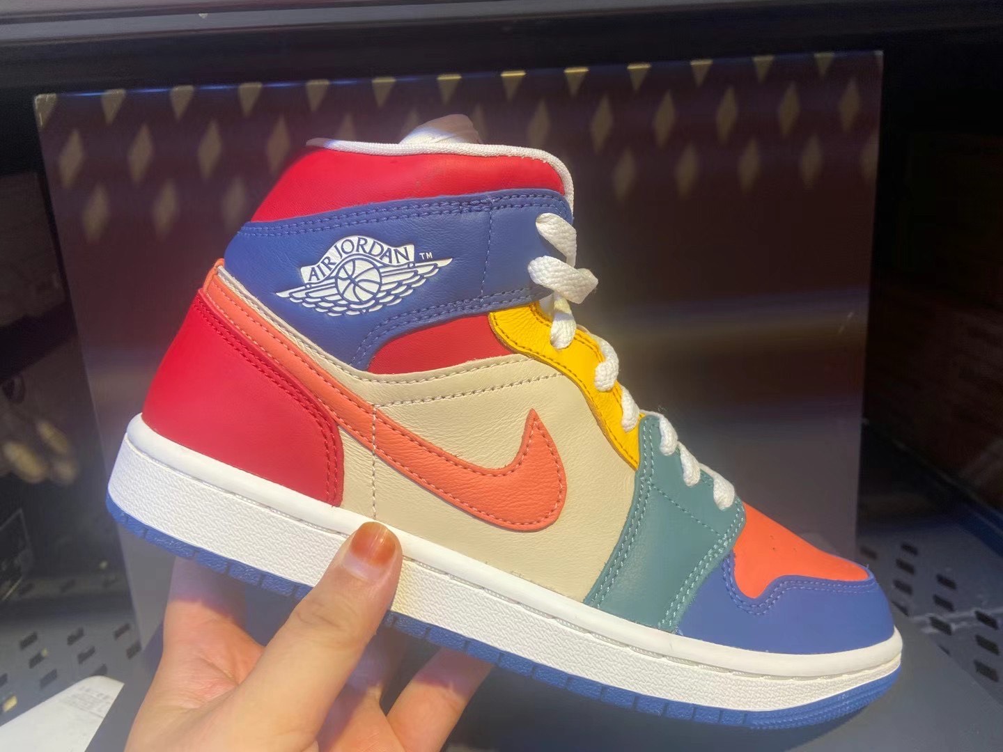 nike 彩色彩色配色鞋子