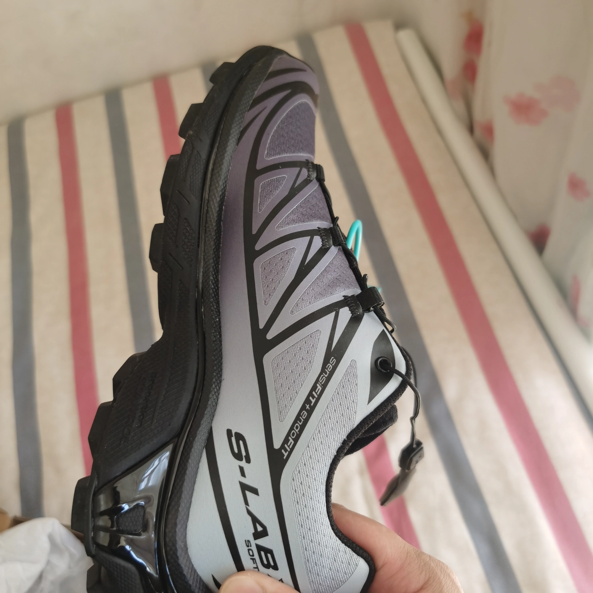 custom review-SALOMON XT 6 Дышащий и Легкий Низкий Топ Беговые Кроссовки Унисекс Черный Туманный Синий Серо-Синий