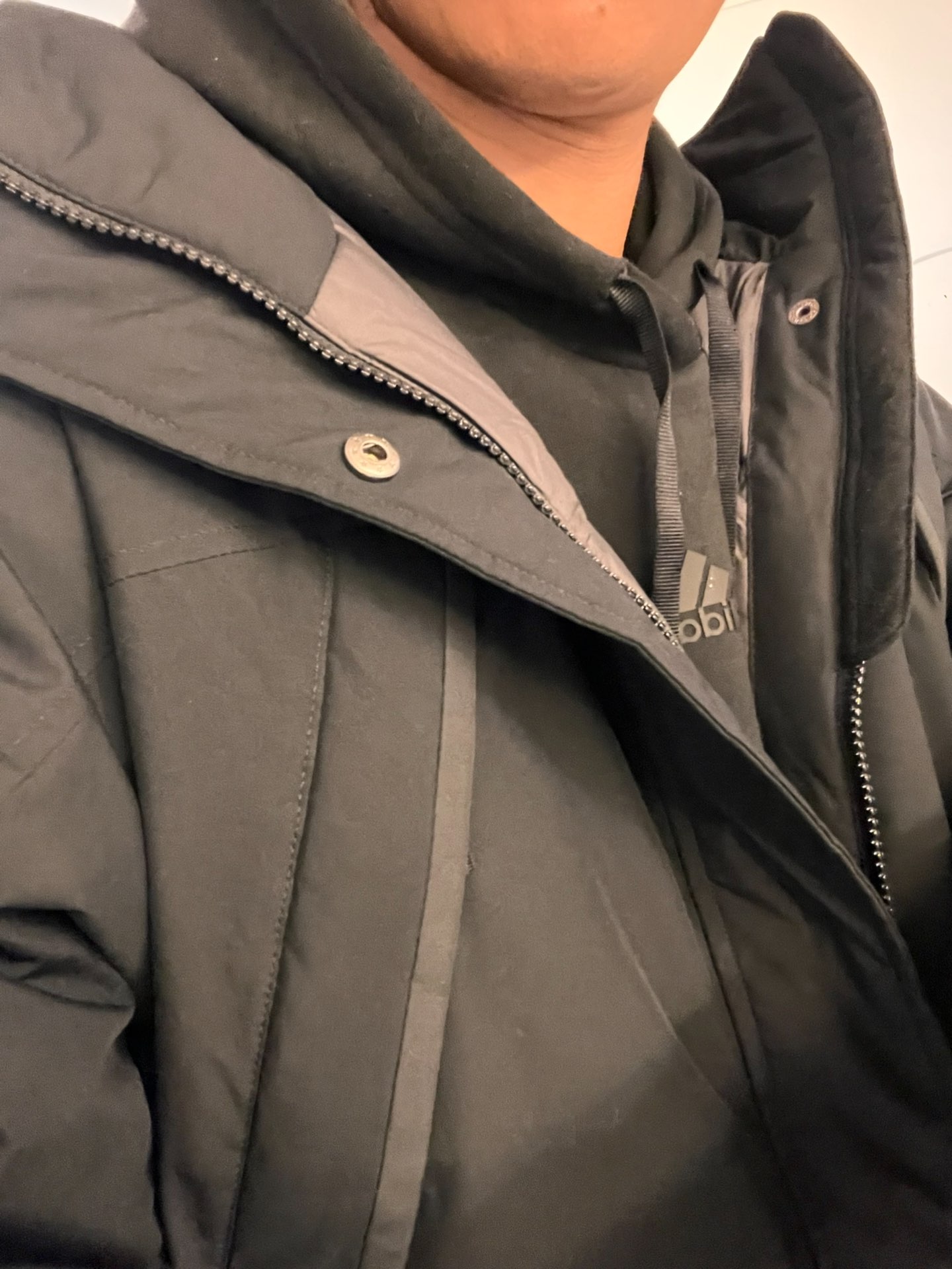 custom review-Adidas Пуховик Зимний Мужской Черный