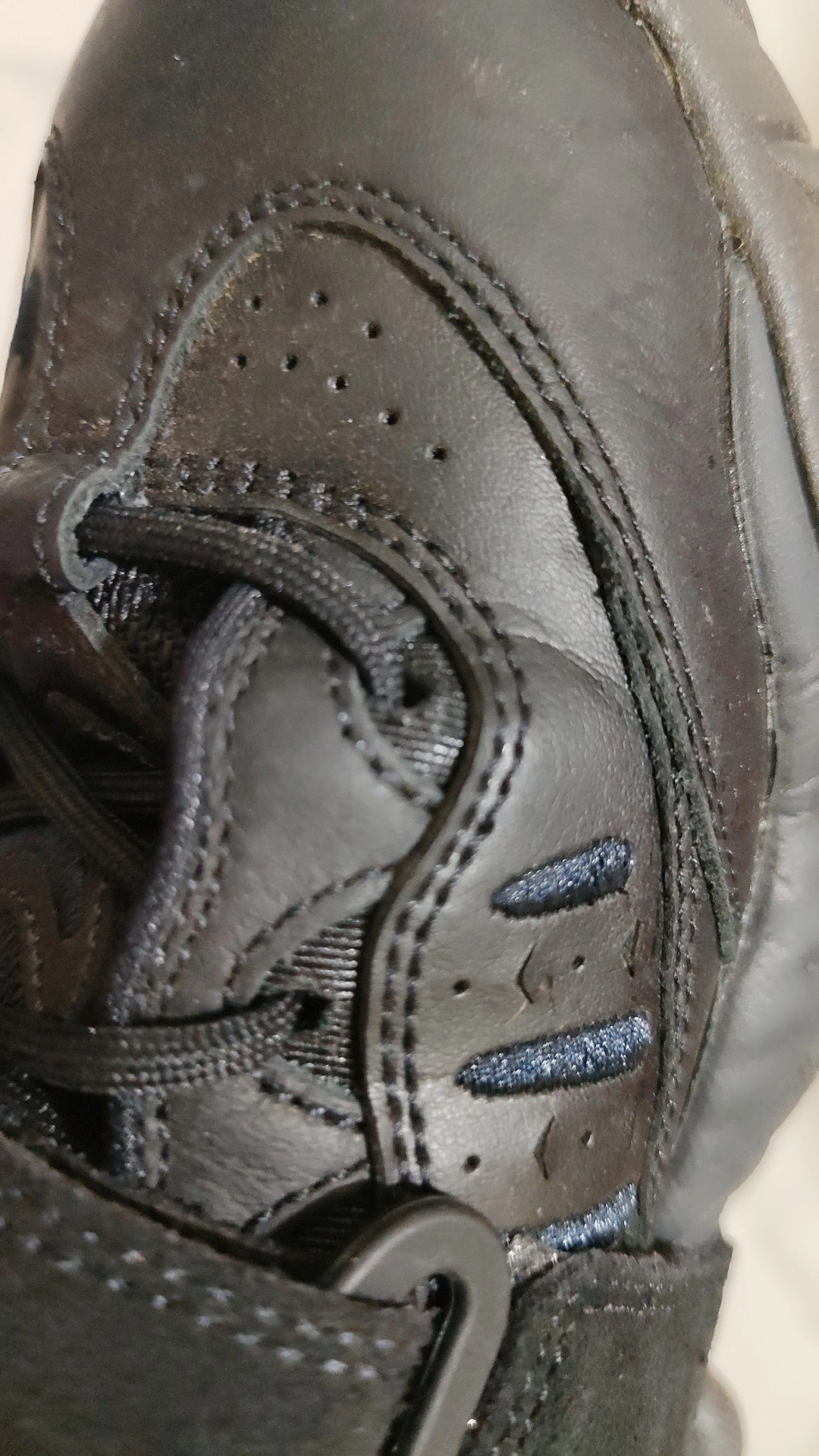 custom review-Nike Air Adjust FORCE MID Топ Винтажные баскетбольные кроссовки Женские Черный