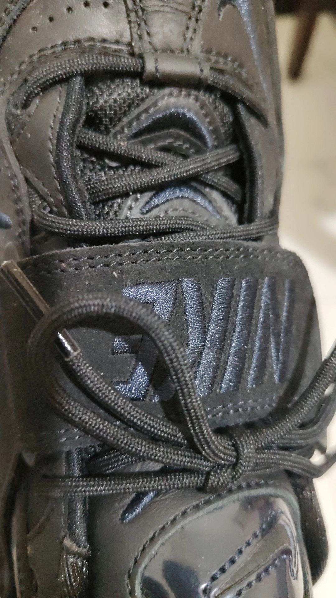 custom review-Nike Air Adjust FORCE MID Топ Винтажные баскетбольные кроссовки Женские Черный