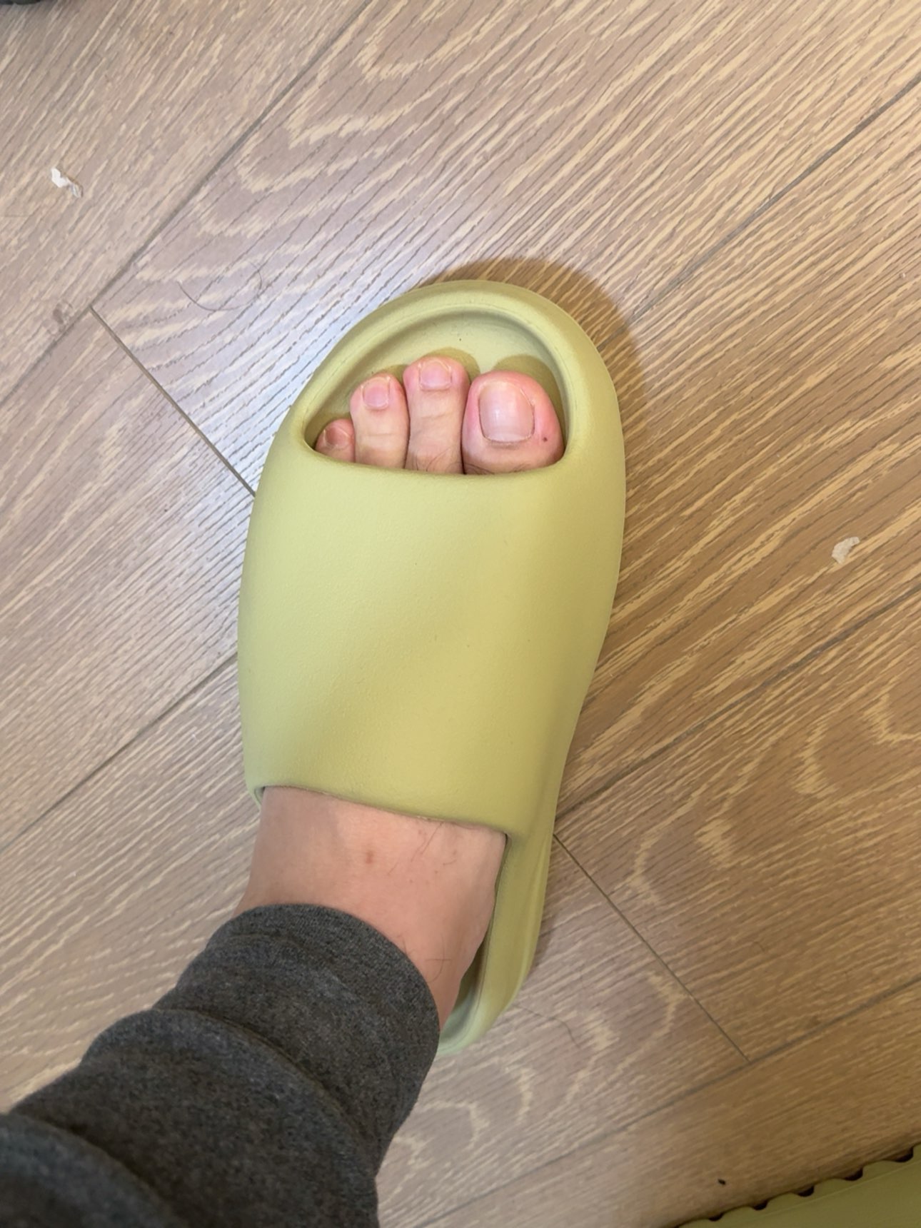 custom review-Adidas Originals Yeezy Slide EVA Slip-on устойчивые слипоны унисекс зеленые