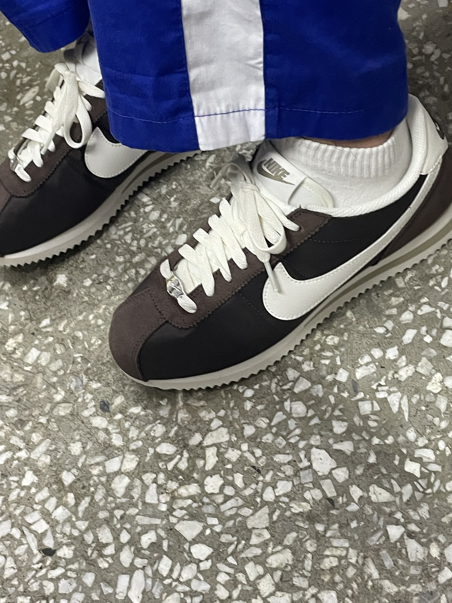 custom review-Nike Cortez Shock Absorbers Slip-Resistant Abrasion-Resistant Low Top Casual City Commute Running Shoes Women's Umber