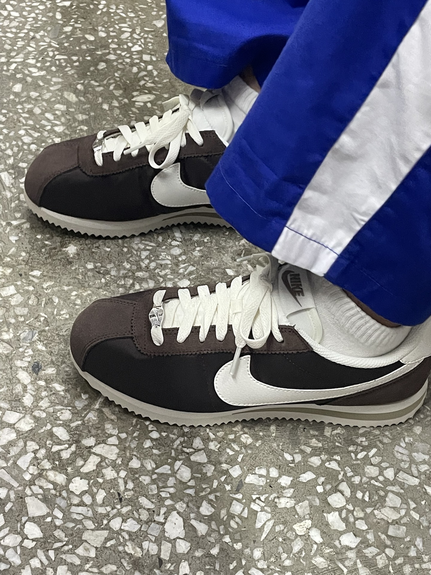 custom review-Nike Cortez Shock Absorbers Slip-Resistant Abrasion-Resistant Low Top Casual City Commute Running Shoes Women's Umber