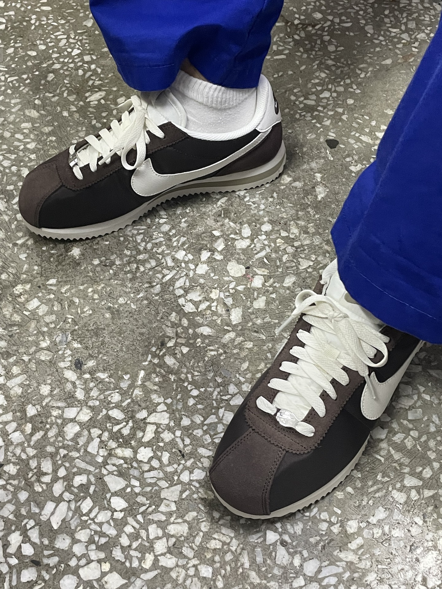 custom review-Nike Cortez Shock Absorbers Slip-Resistant Abrasion-Resistant Low Top Casual City Commute Running Shoes Women's Umber