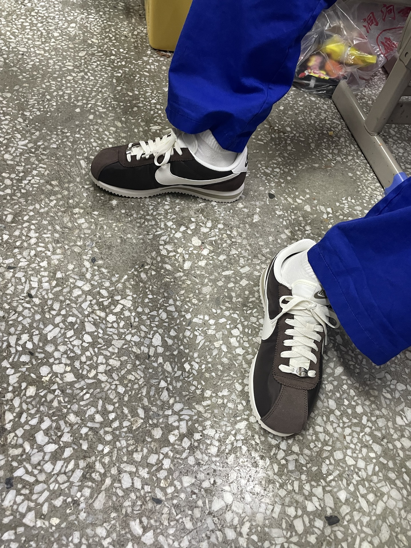 custom review-Nike Cortez Shock Absorbers Slip-Resistant Abrasion-Resistant Low Top Casual City Commute Running Shoes Women's Umber