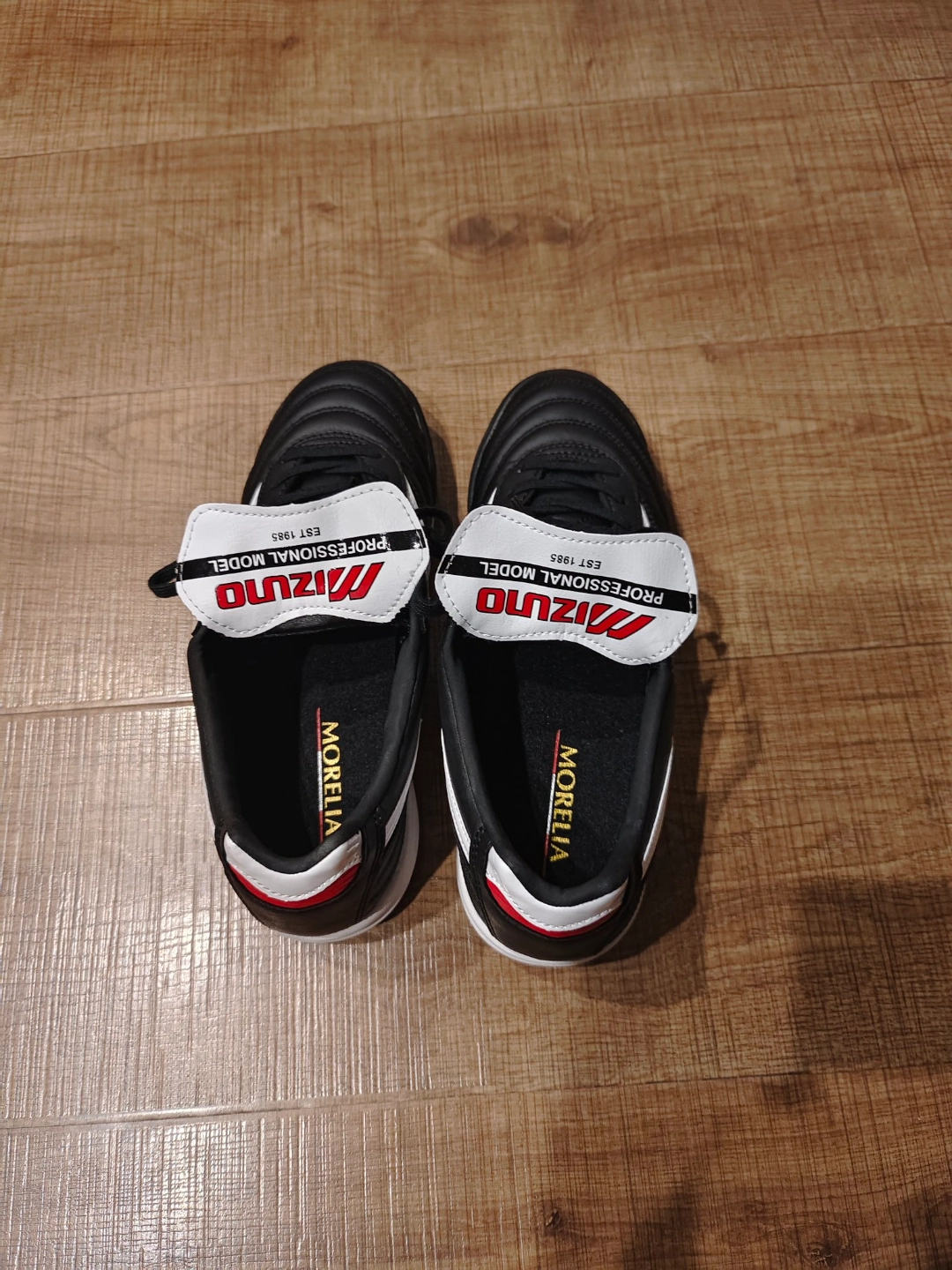 custom review-Mizuno Morelia Pro 2 TF Шипы Противоскользящие Устойчивые к износу Дышащие Футбольные бутсы Мужские Черный Белый