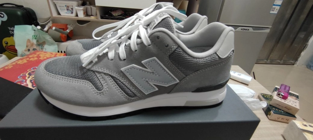 custom review-New Balance NB 565 Low Топ Повседневный Городской Коммутер Беговые кроссовки Unisex Light Серый