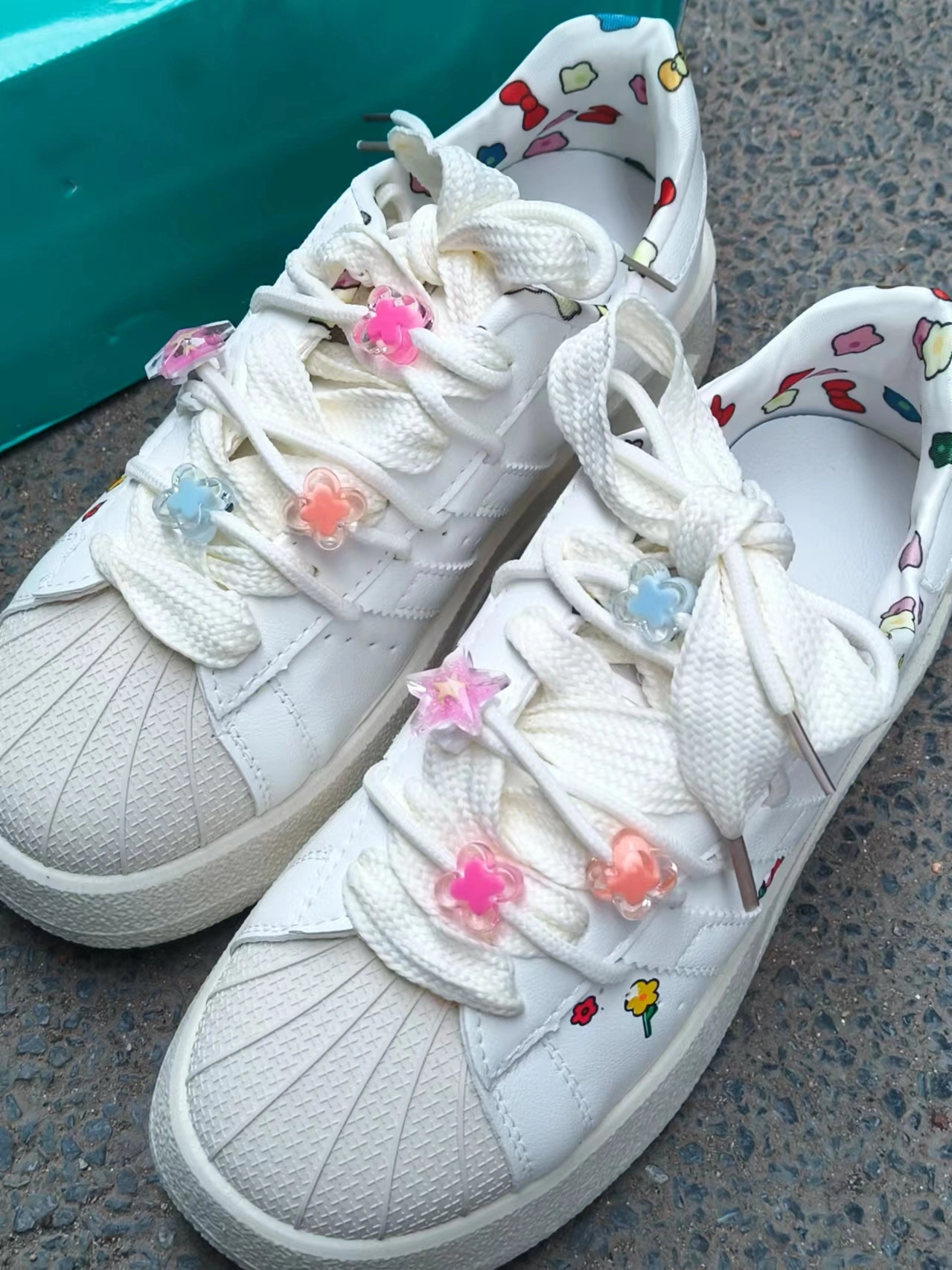 贝壳头🐚小碎花板鞋超好穿