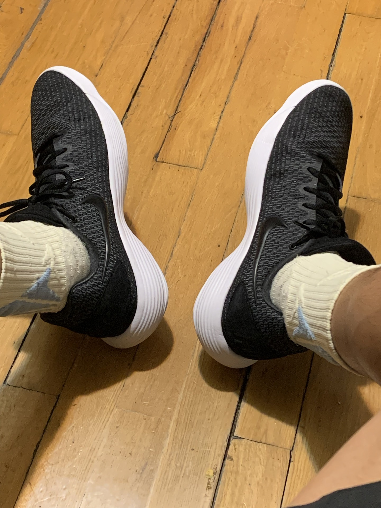 custom review-Nike Hyperdunk 2017 Low Топ Баскетбольные кроссовки Унисекс Черный Белый