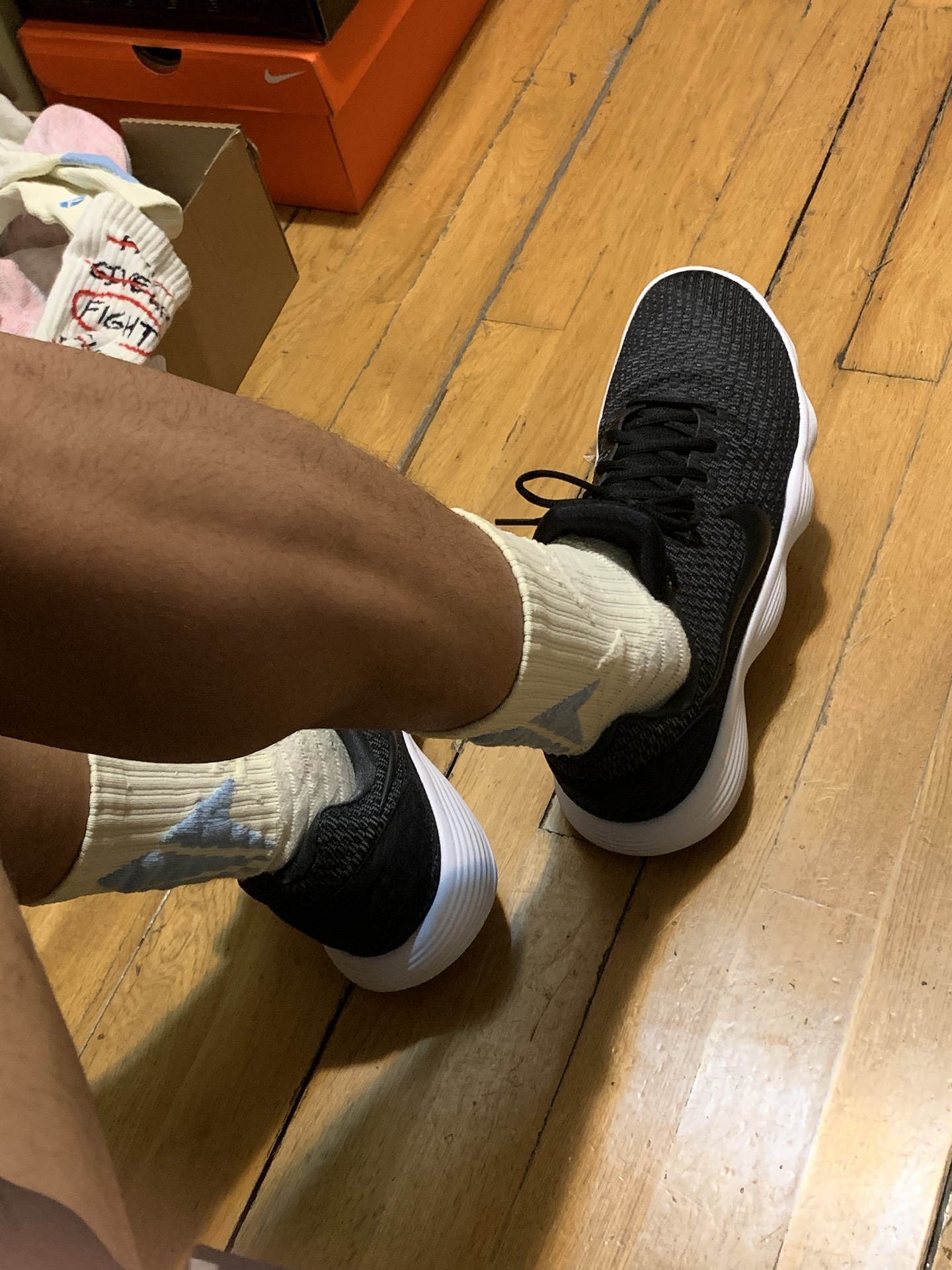 custom review-Nike Hyperdunk 2017 Low Топ Баскетбольные кроссовки Унисекс Черный Белый