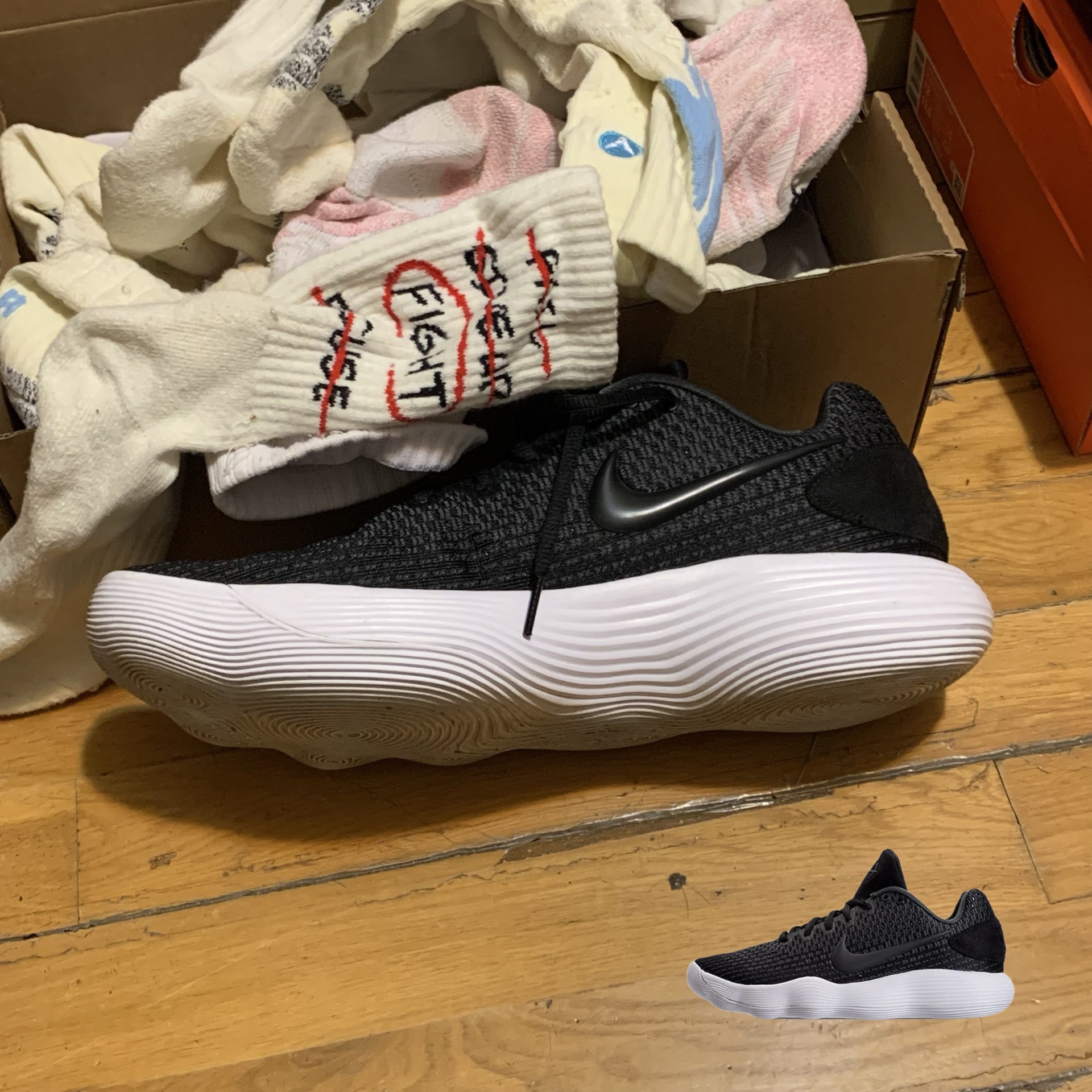 custom review-Nike Hyperdunk 2017 Low Топ Баскетбольные кроссовки Унисекс Черный Белый