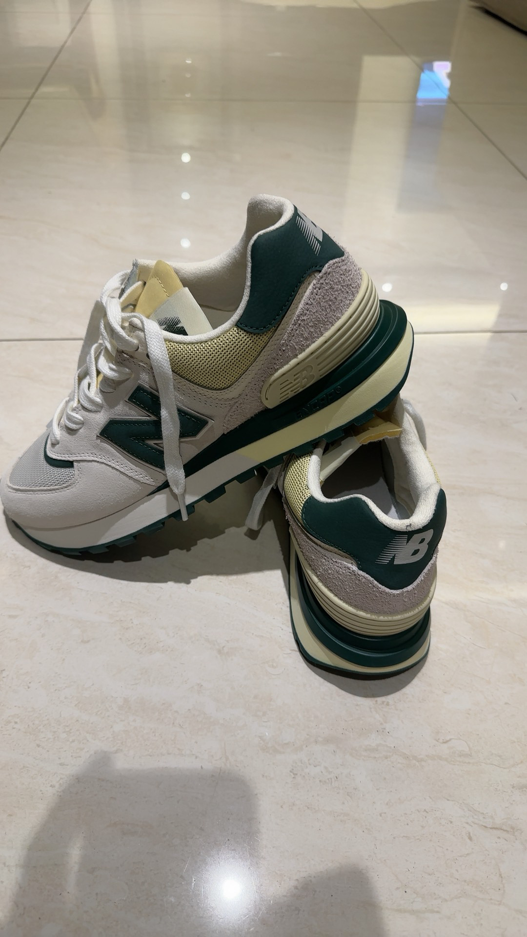 custom review-New Balance 574 Legacy Износостойкий и Легкий Низкий Топ Беговые кроссовки Мужские Серый Зеленый