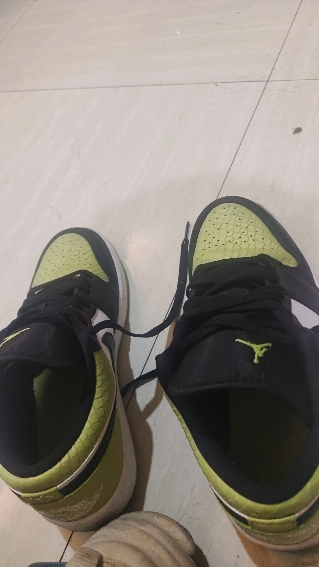 custom review-Jordan Air Jordan 1 Low 'vivid Green Snakeskin' Низкие кеды Винтажные баскетбольные кроссовки Женские