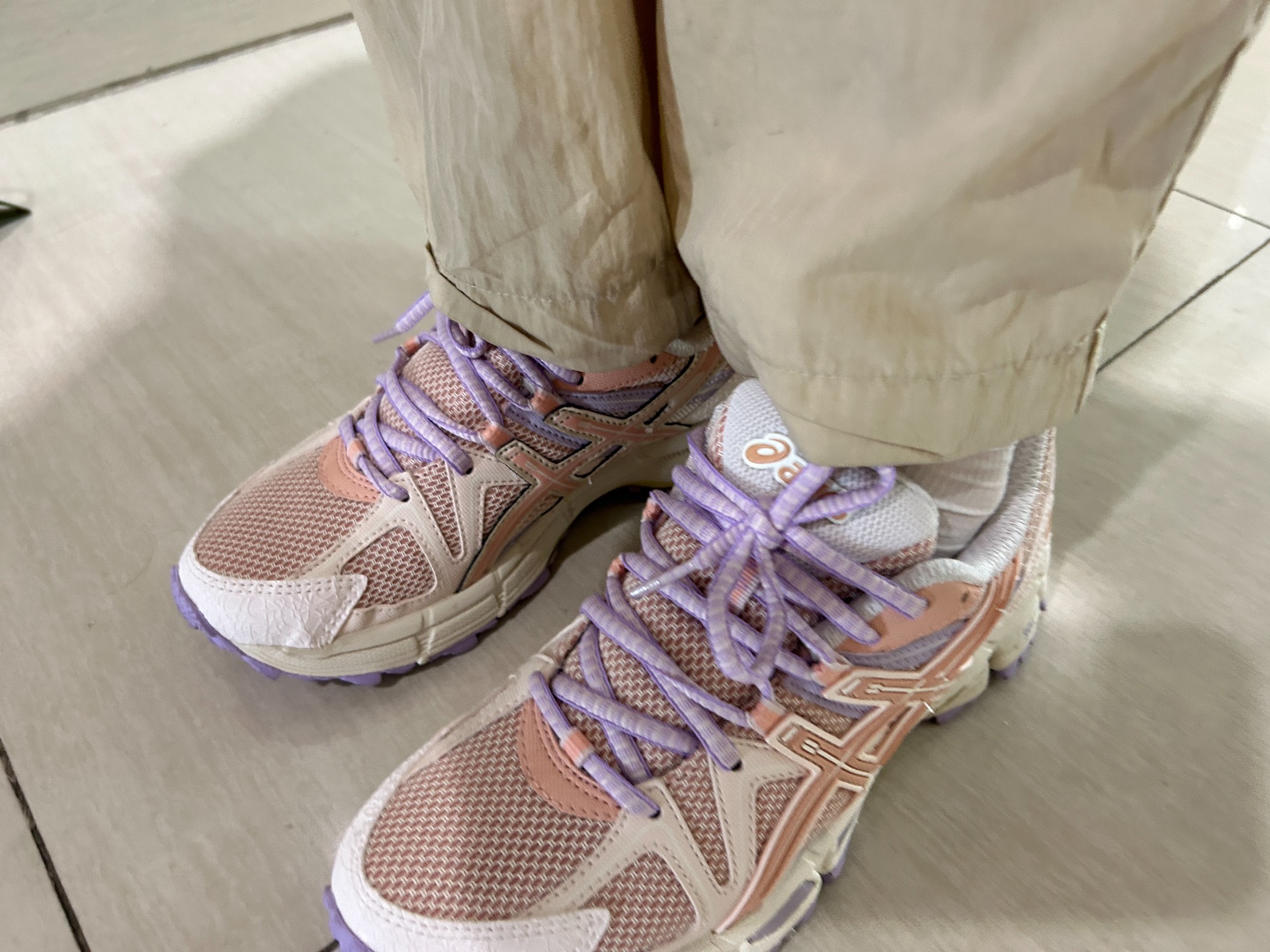 custom review-Asics Gel Kahana 8 Текстиль Синтетическая кожа Низкий топ Бег на длинные дистанции Обувь Женская Розовая