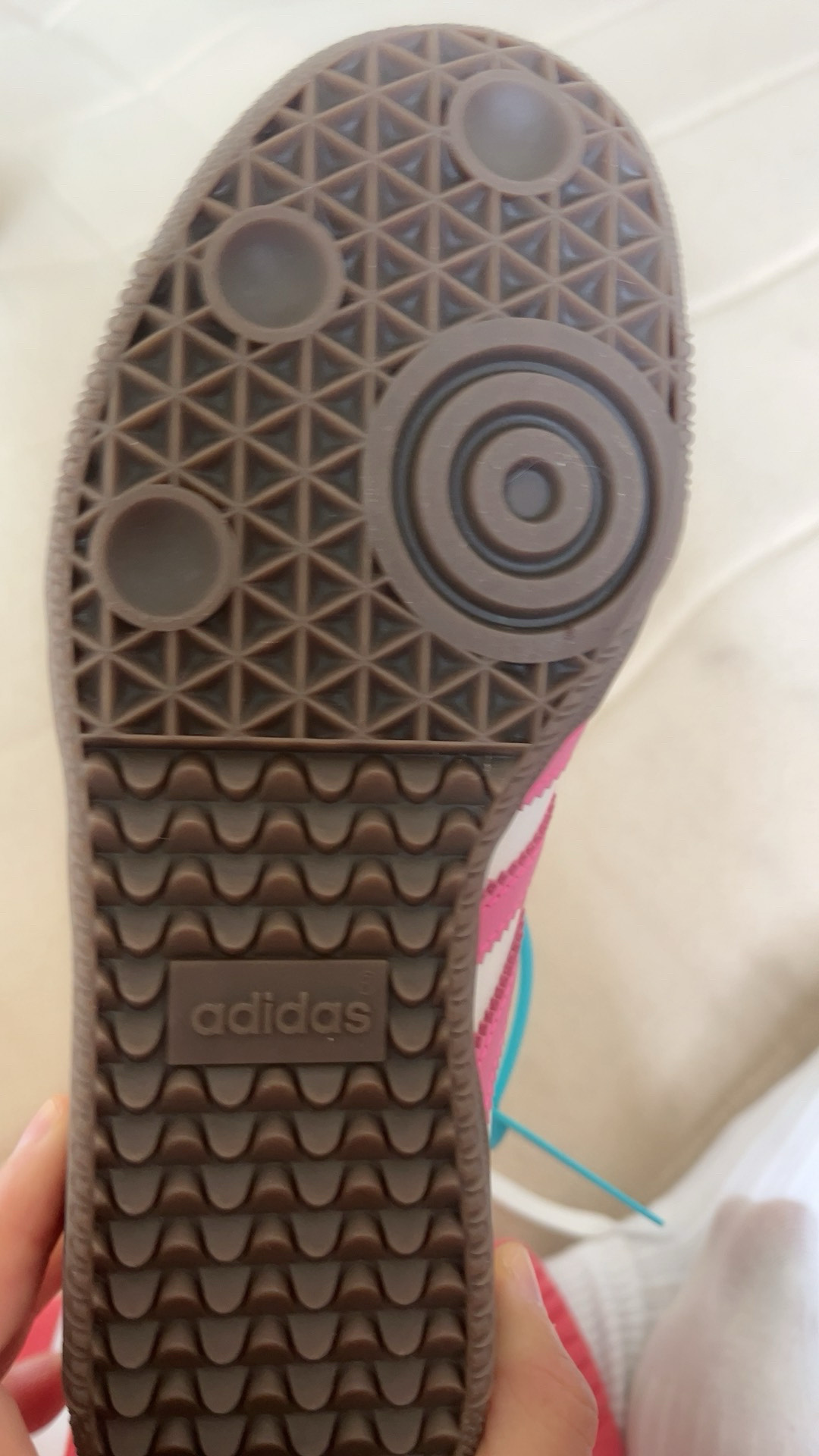 custom review-Adidas Originals SAMBA OG Устойчивые к истиранию Низкие Кроссовки для скейтбординга Женские Бежевый Белый Розовый