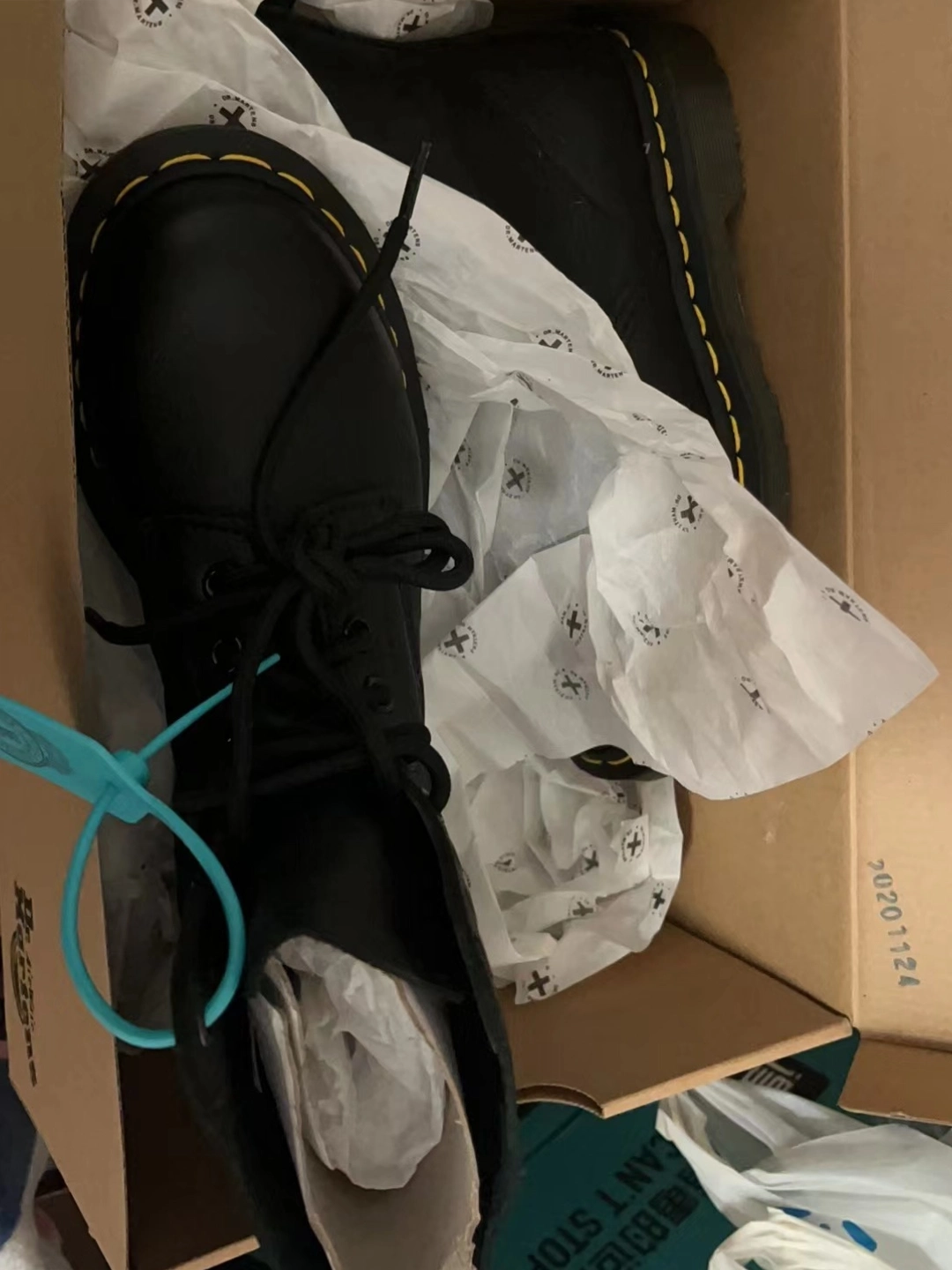 custom review-Dr.Martens 1460 Классический Напп Кожа 16см Мартин Ботинок Унисекс Черный