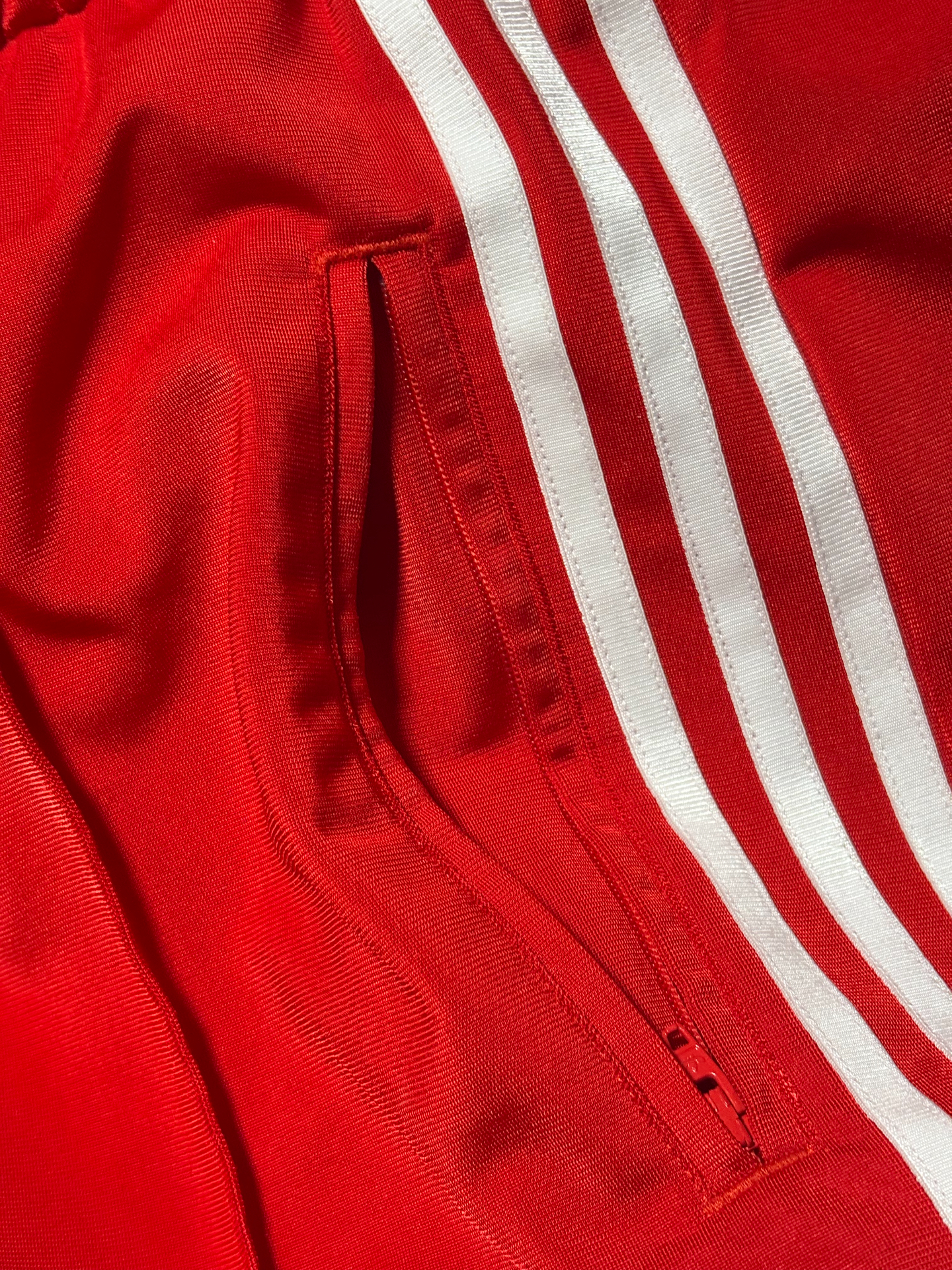 custom review-Adidas Originals Firebird Loose Tracksuit Bottoms Вязаные спортивные штаны женские красные