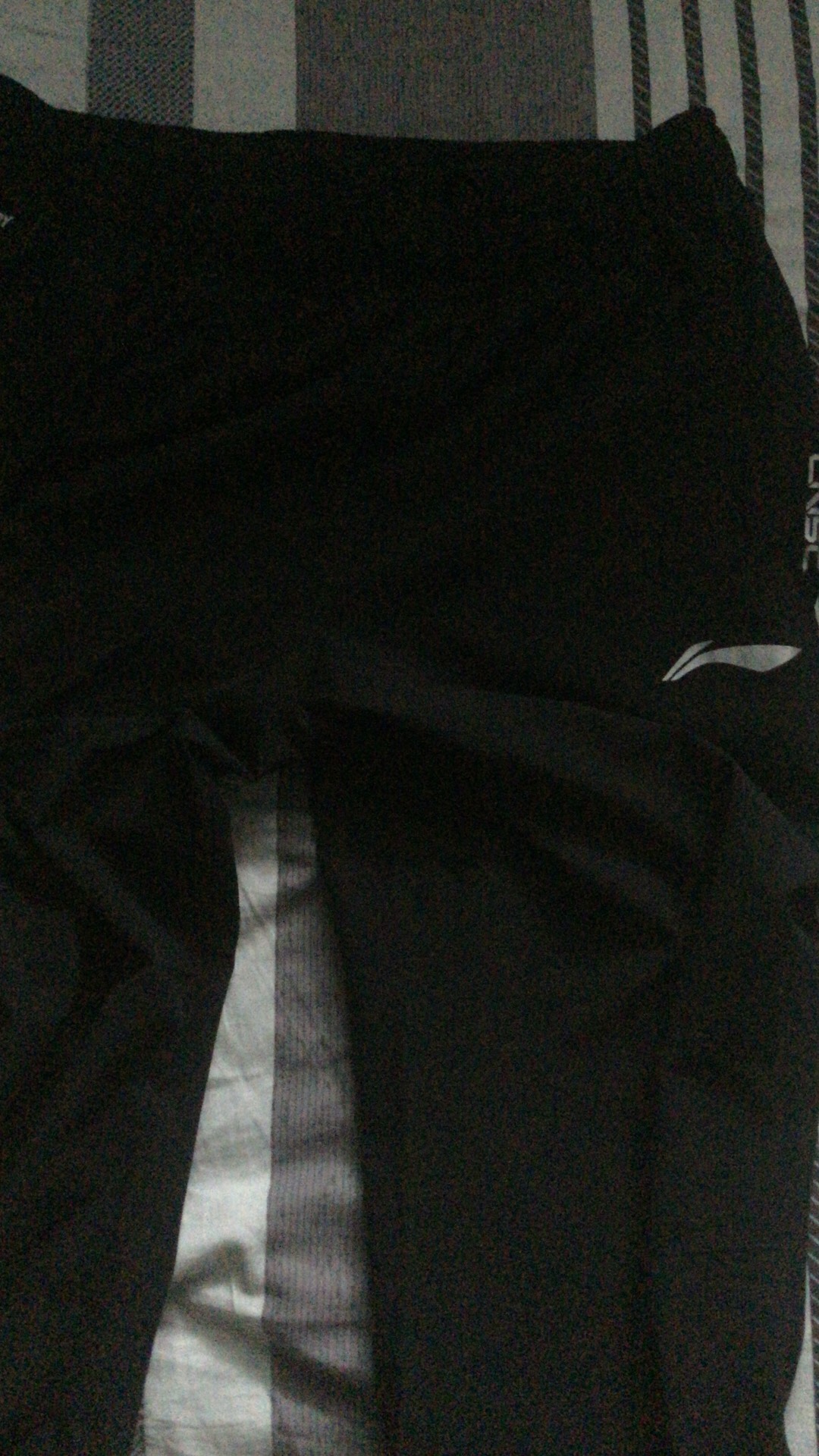 custom review-Лайнер Вязаные Тренировочные Штаны Мужские Черные