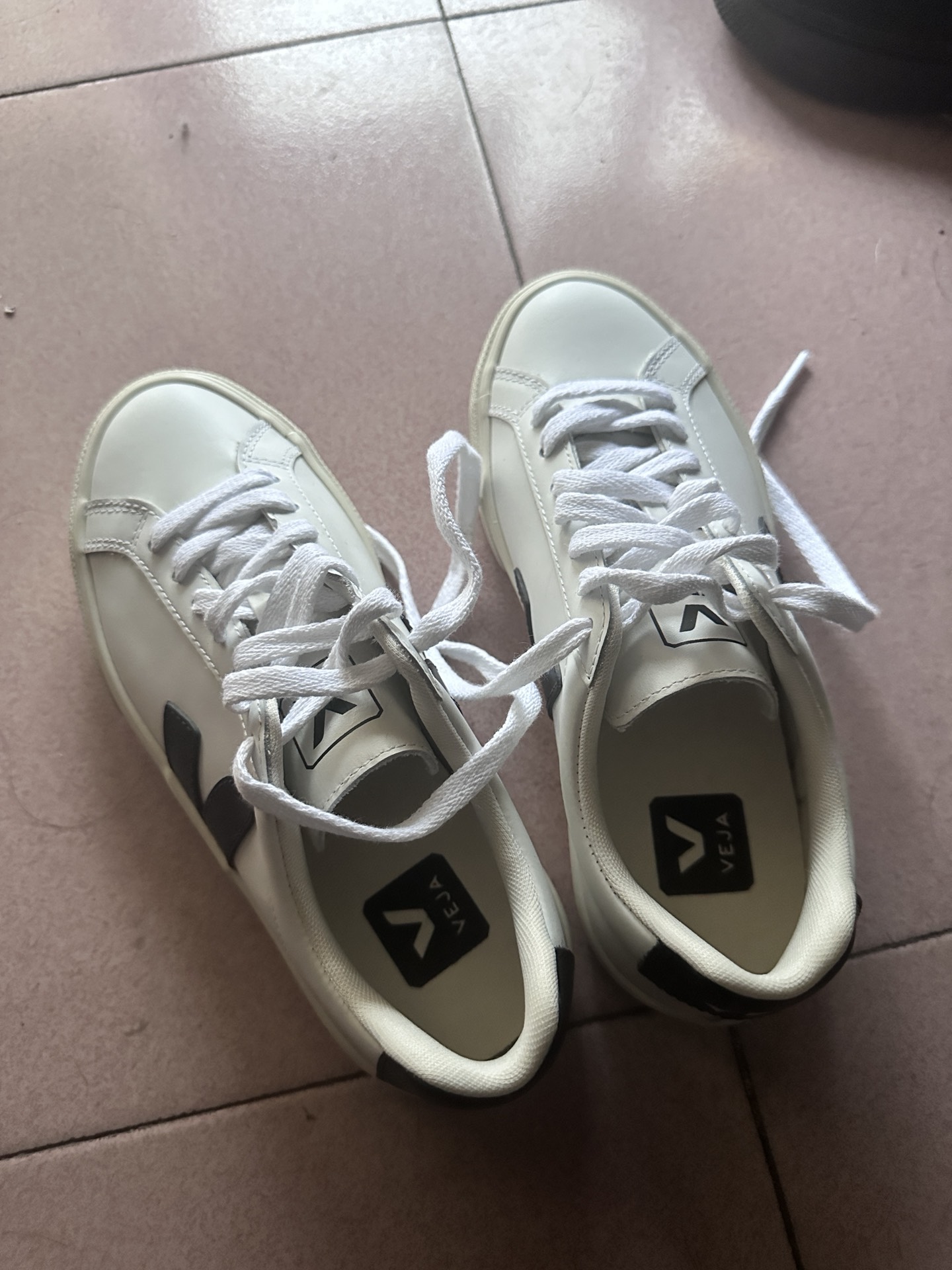 custom review-VEJA Esplar Low Топ Скейтборд Кроссовки Унисекс Черный Белый