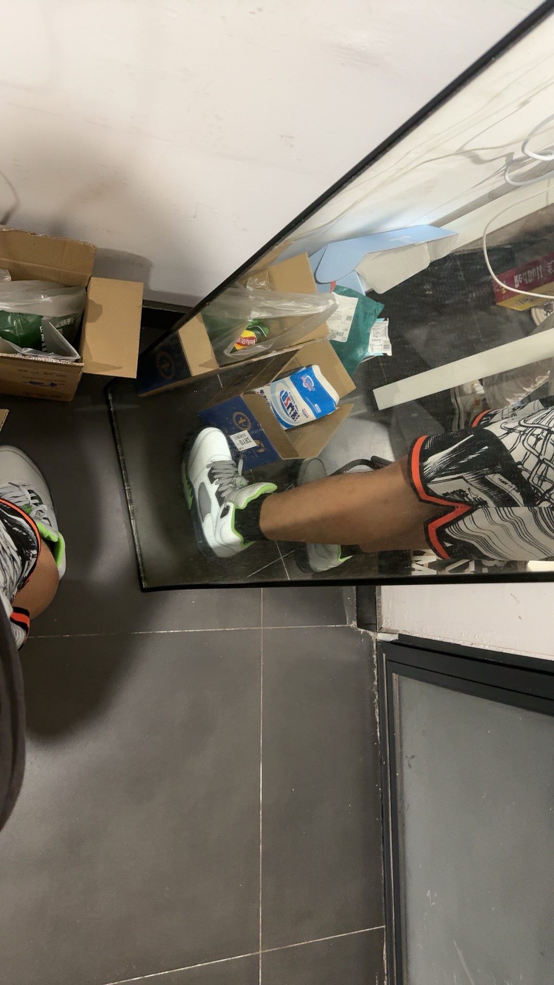 custom review-Jordan Air Jordan 5 Retro 'Зеленый Бобовый' Mid Топ Винтажные Баскетбольные Кроссовки Мужские Серый Зеленый