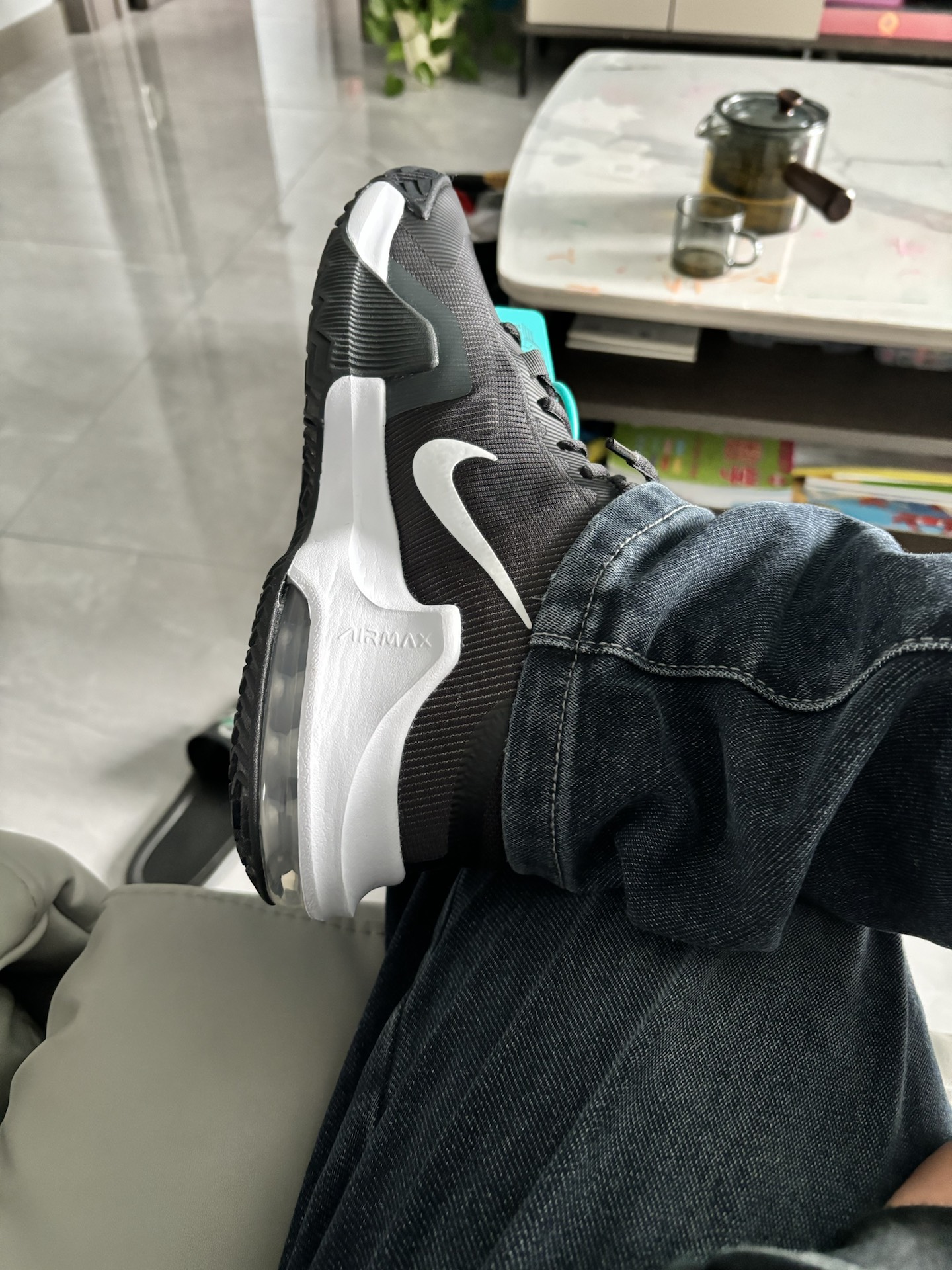 custom review-Nike Air Max IMPACT 4 Low Топ Пена Баскетбольные кроссовки Мужской Черный