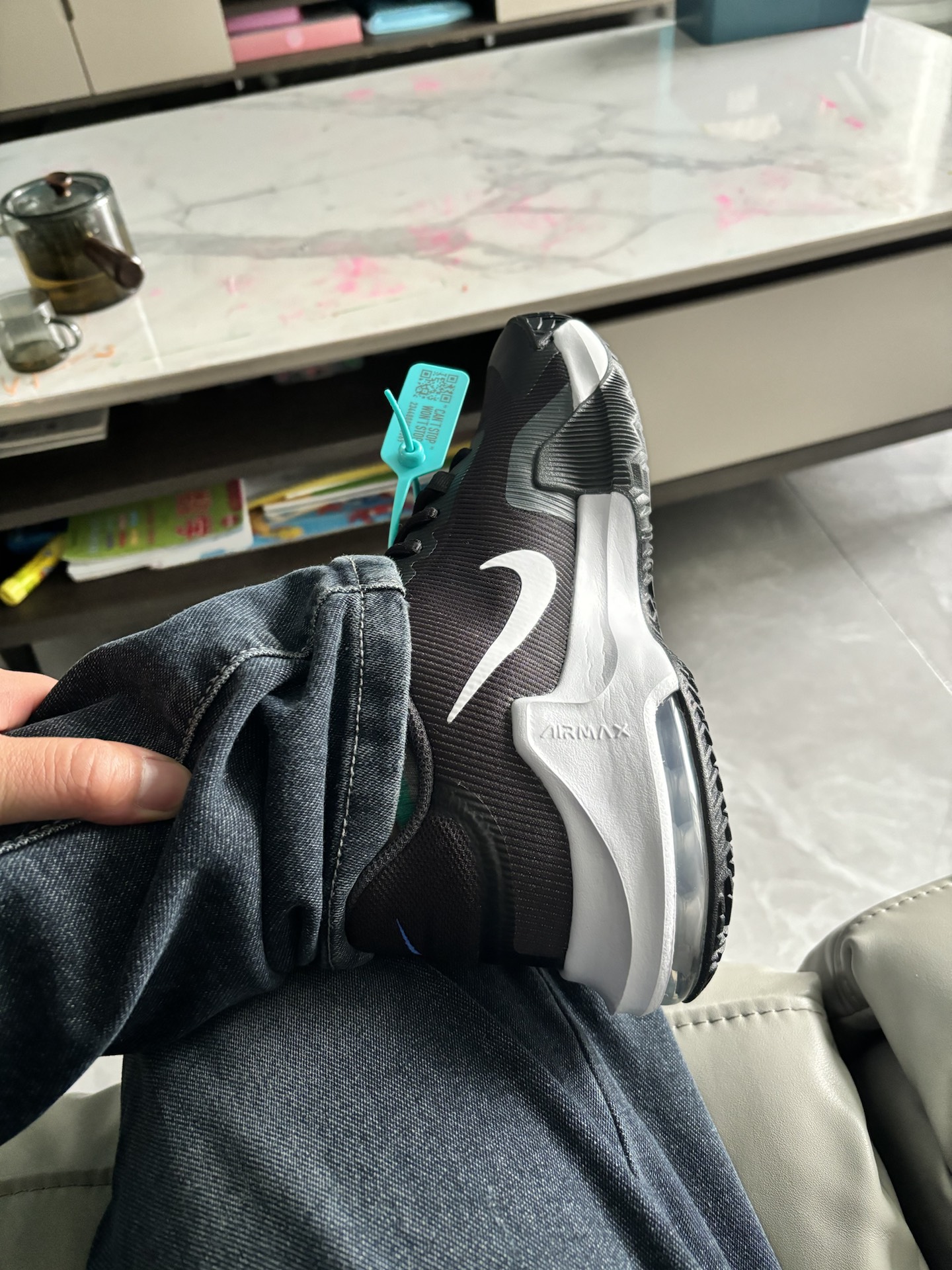 custom review-Nike Air Max IMPACT 4 Low Топ Пена Баскетбольные кроссовки Мужской Черный