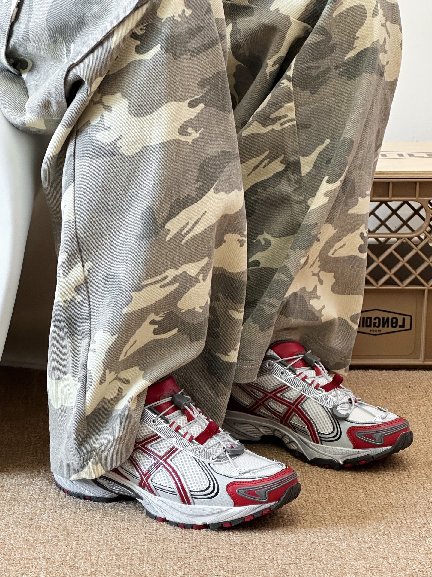 Asics Gel-Kahana Tr V4 'Red Silver' - POIZON