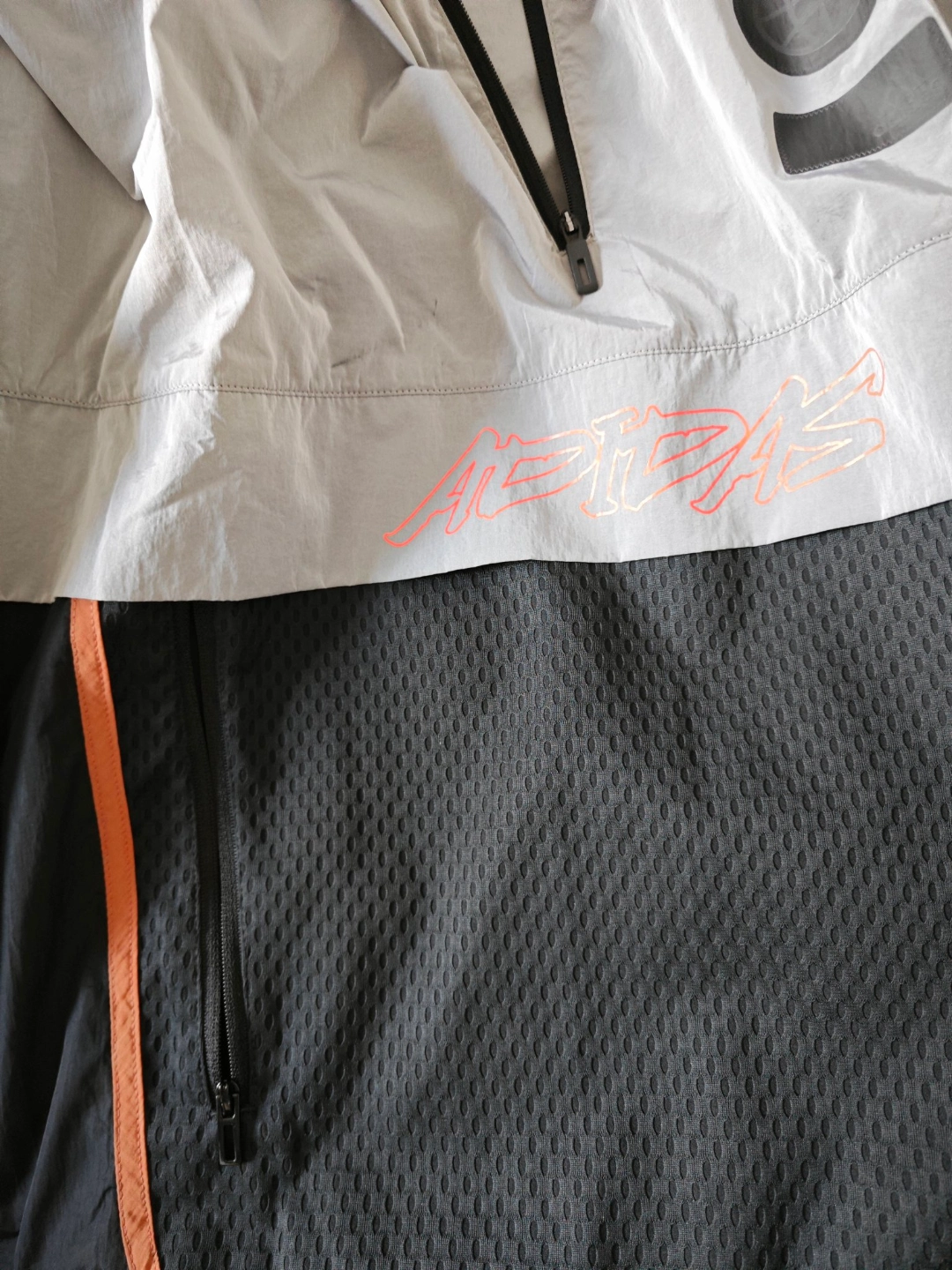 custom review-Adidas Черный Серый Мужские Куртки